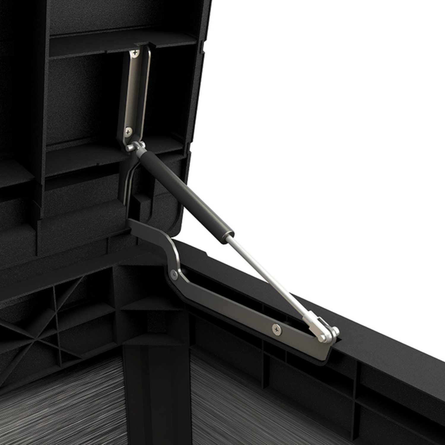 Denali DuoTech 380L Coffre de rangement 123x62x70 cm, Gris