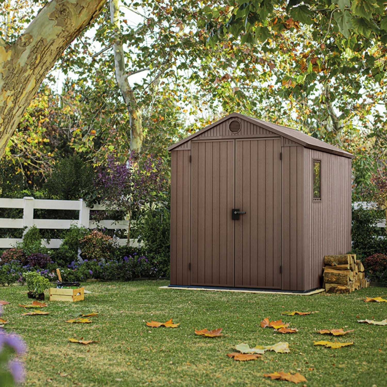 Keter Darwin 6×6 — Gartenhaus, Braun