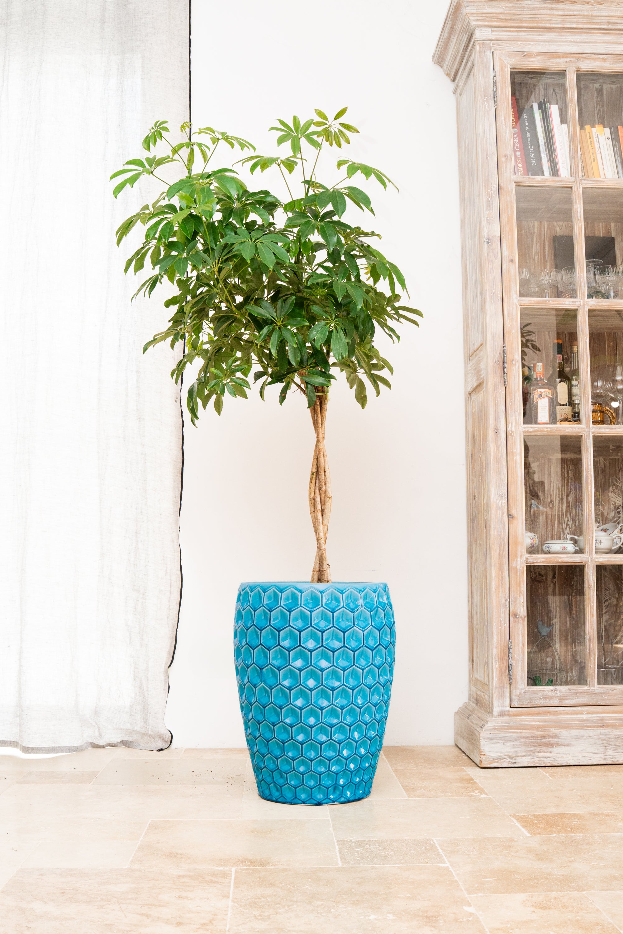Keramischer Blumentopf Versaille – Hellblau