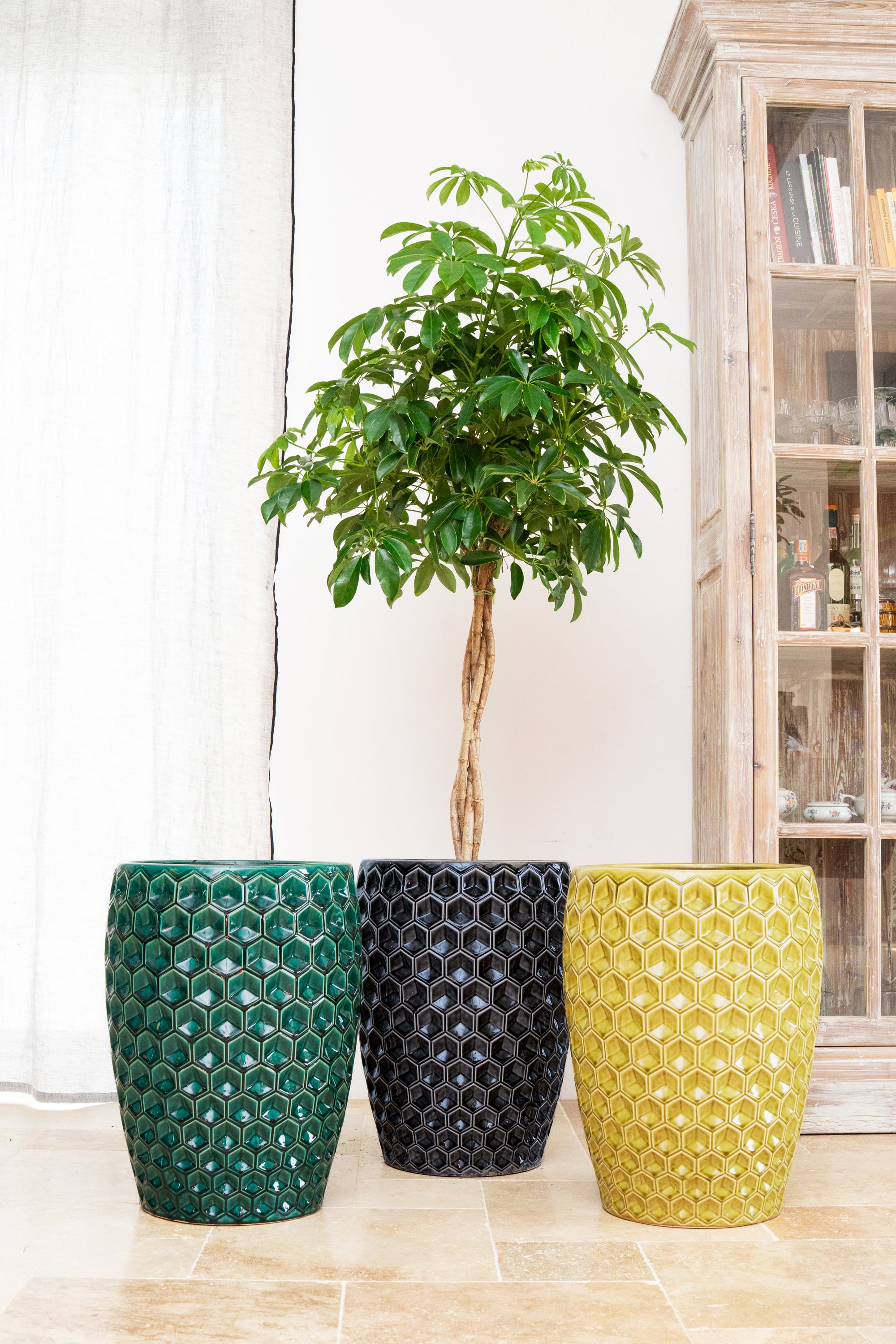 Keramischer Blumentopf Versaille – Gelb