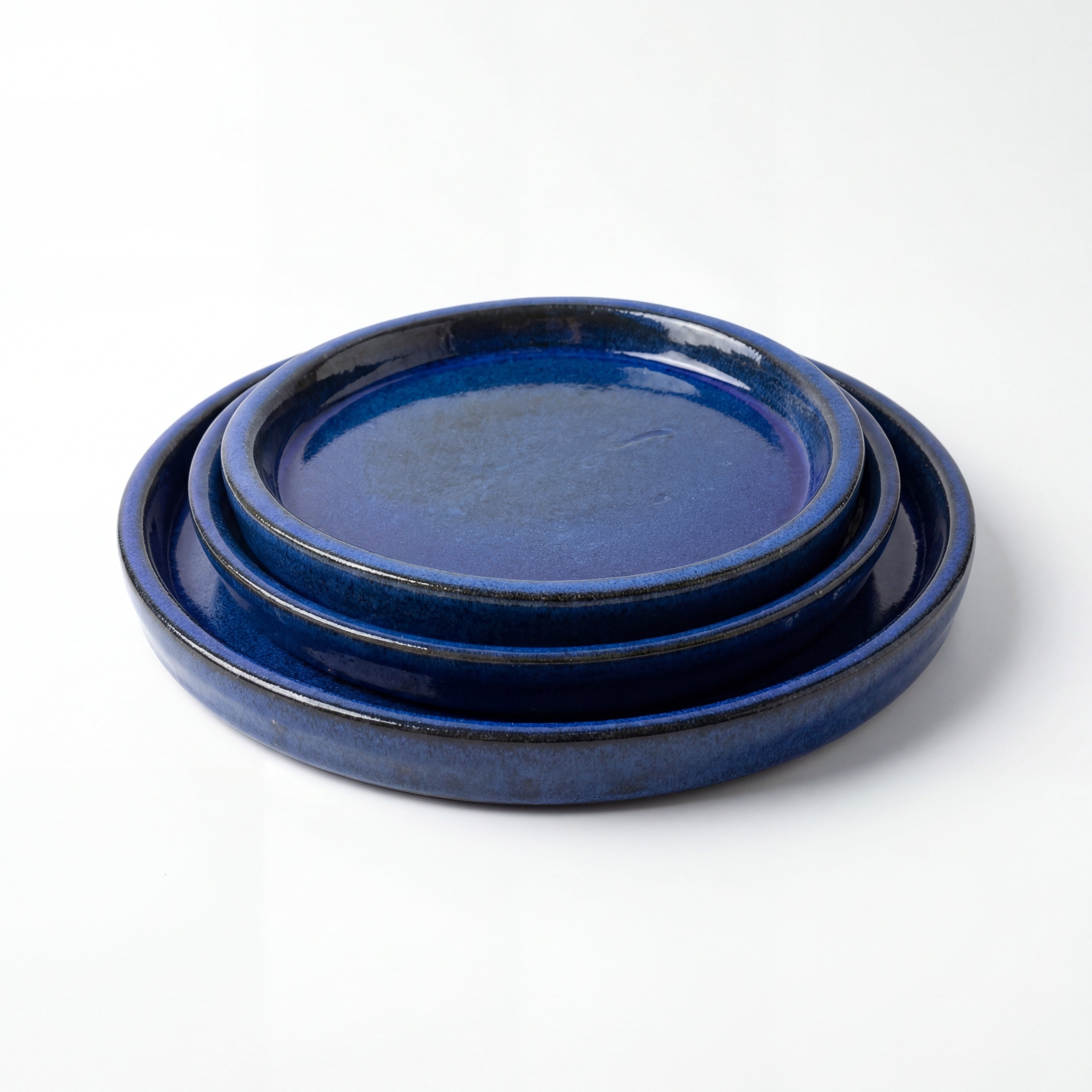 Podmiska pod květináč - Majorellová modř