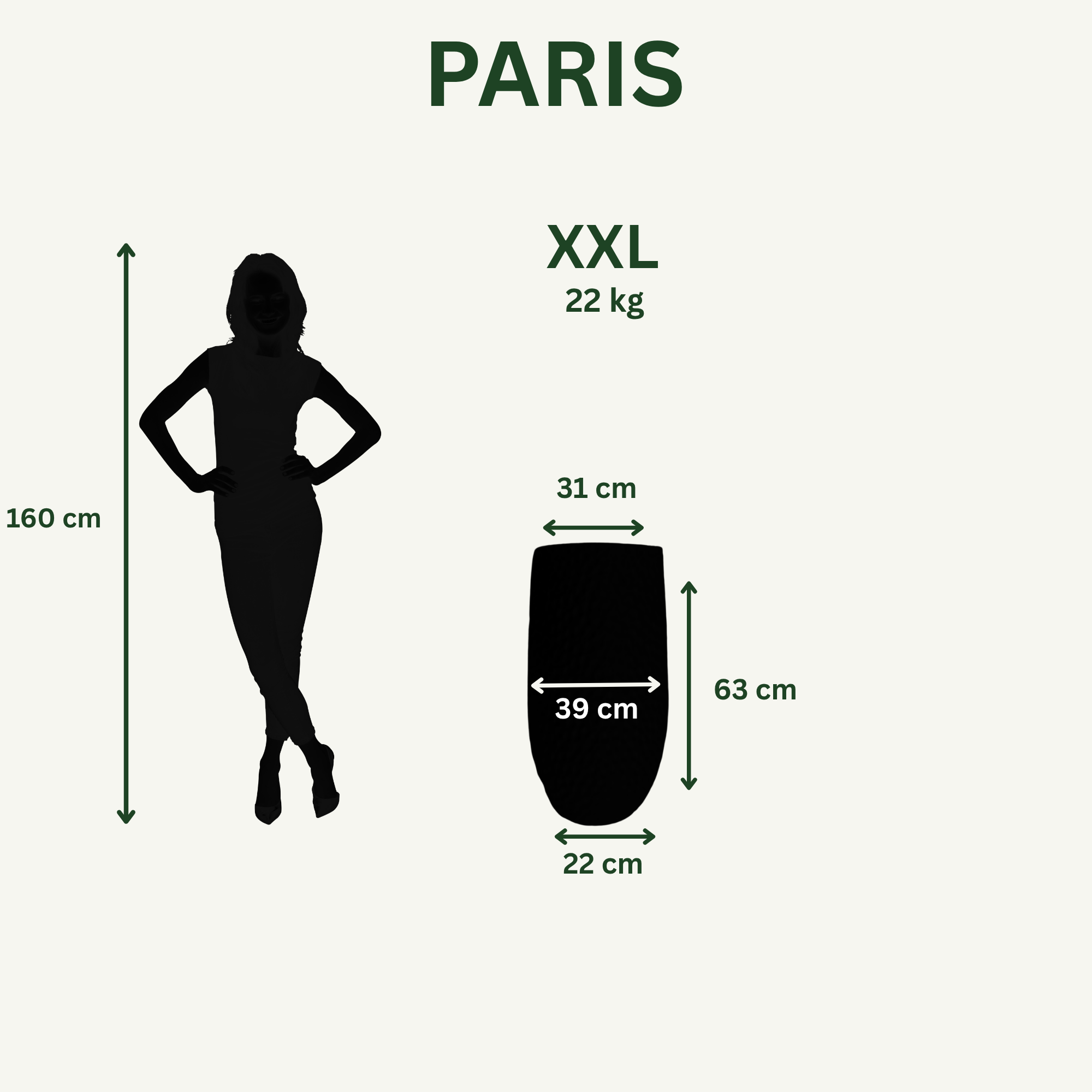Großer Keramik-Pflanzkübel PARIS - Hellblau - XXL (39 x 63 cm)