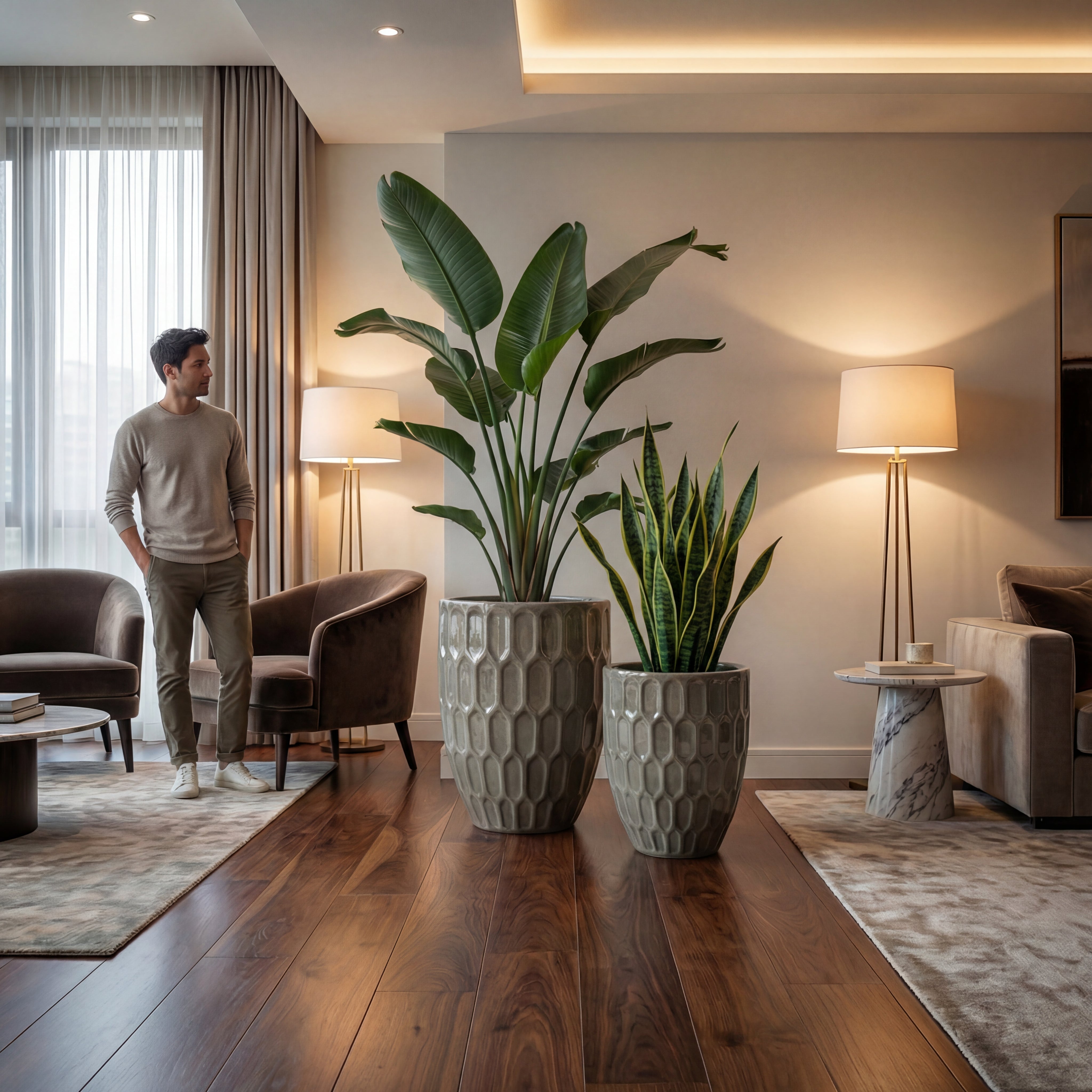 Keramický květináč DAUDET - doplňující náhled