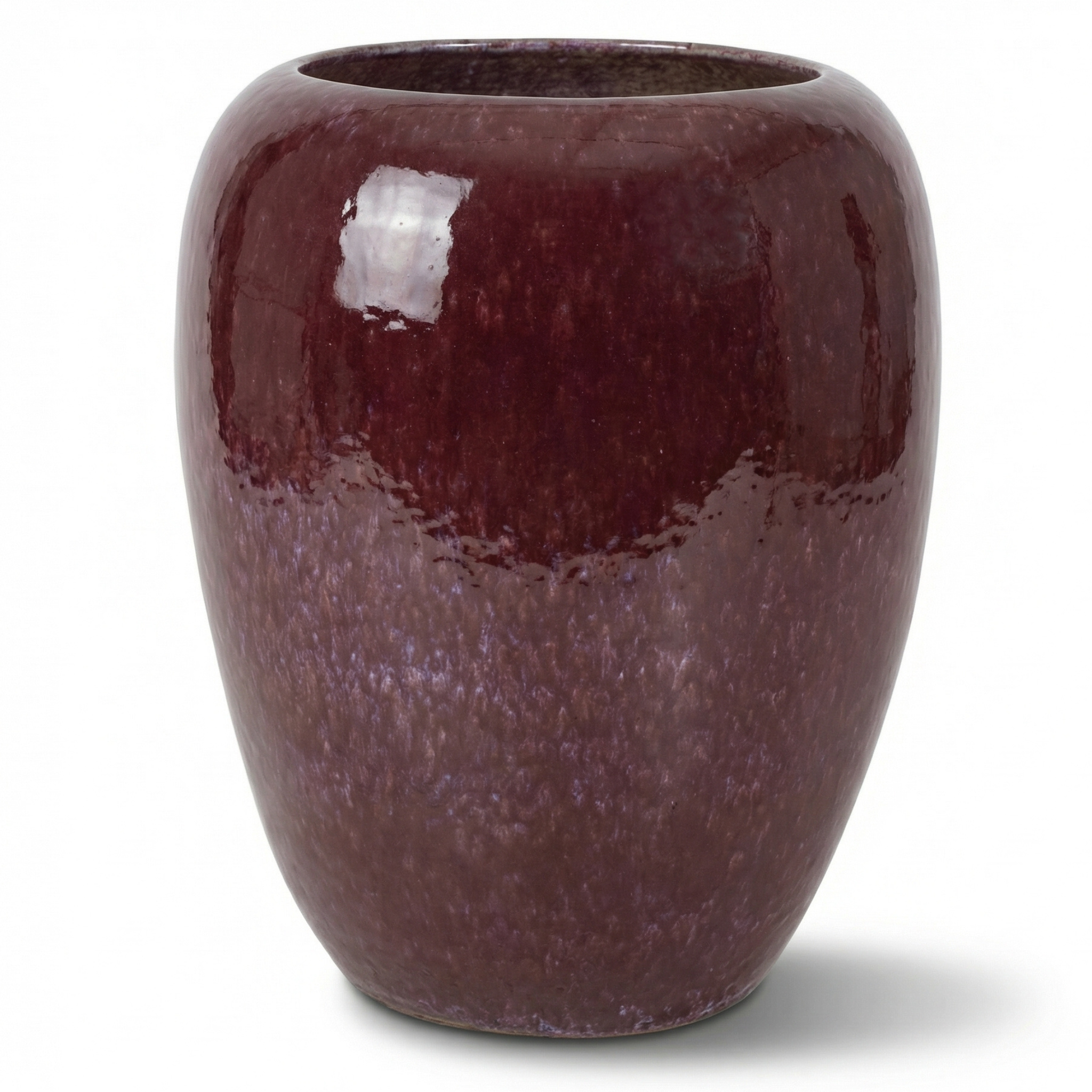 Keramický květináč GALILEE fialová – Provencelia, ručně vyráběný, mrazuvzdorný