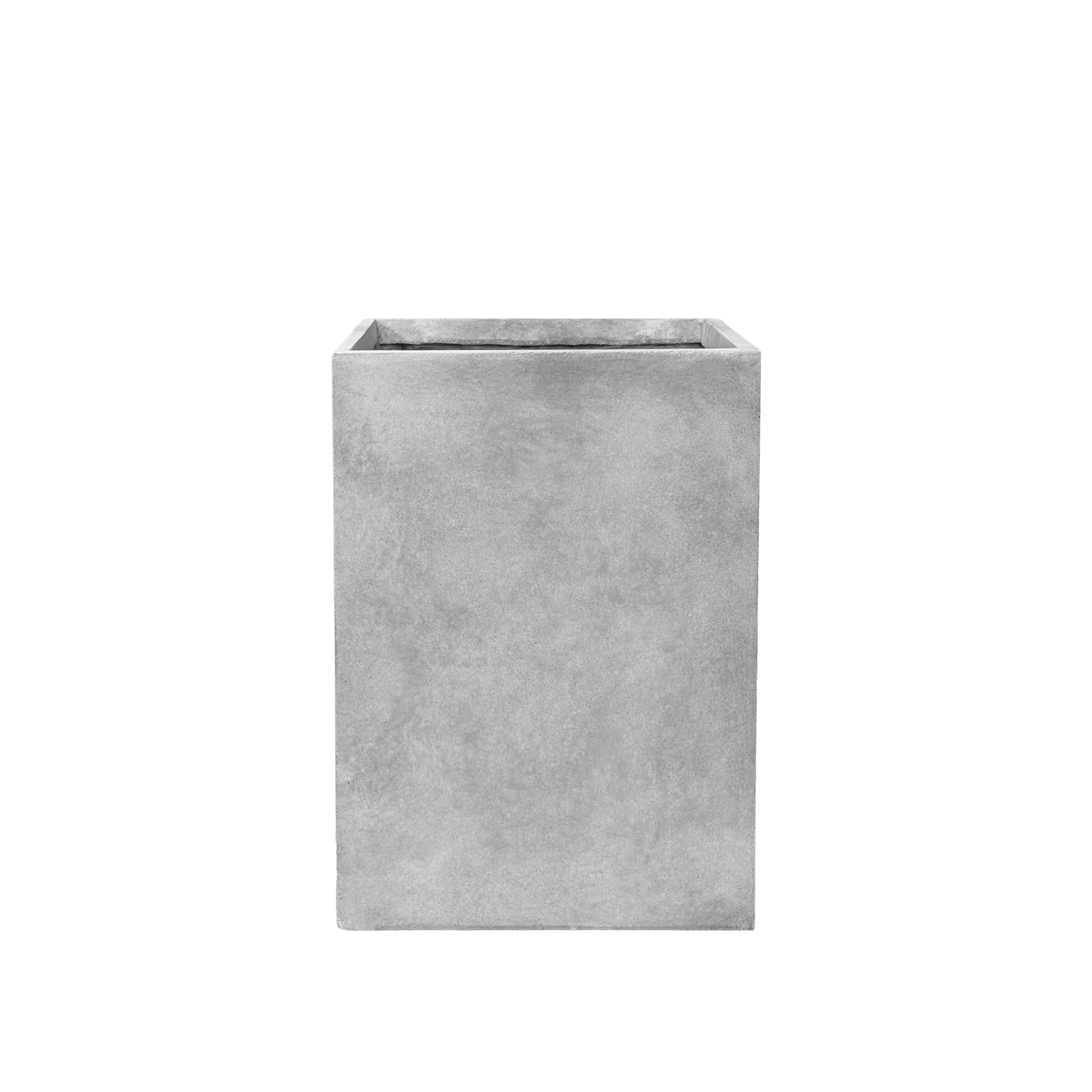 Beton-Pflanzkübel Kubix (33 x 33 x 47 cm) – Lichgrau