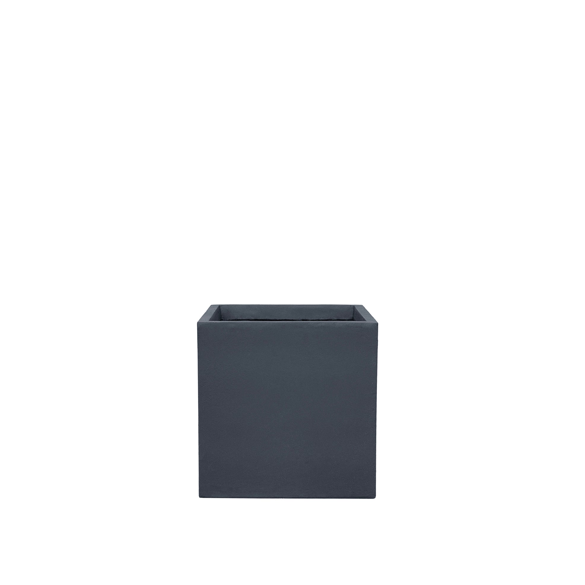 Betonový květináč Kubix - Tmavě šedá