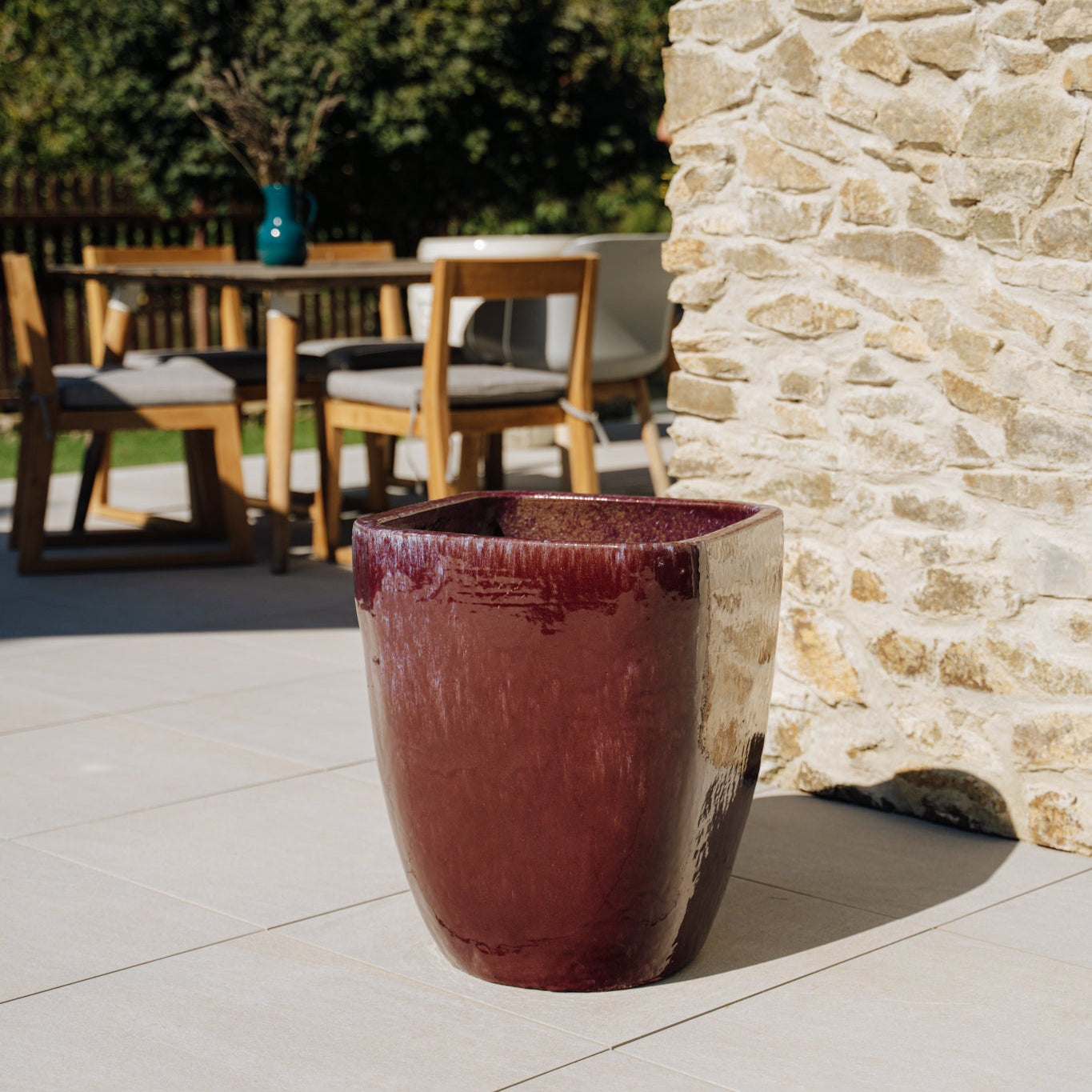 Keramický květináč VAUBAN - Fialová - Provencelia.cz