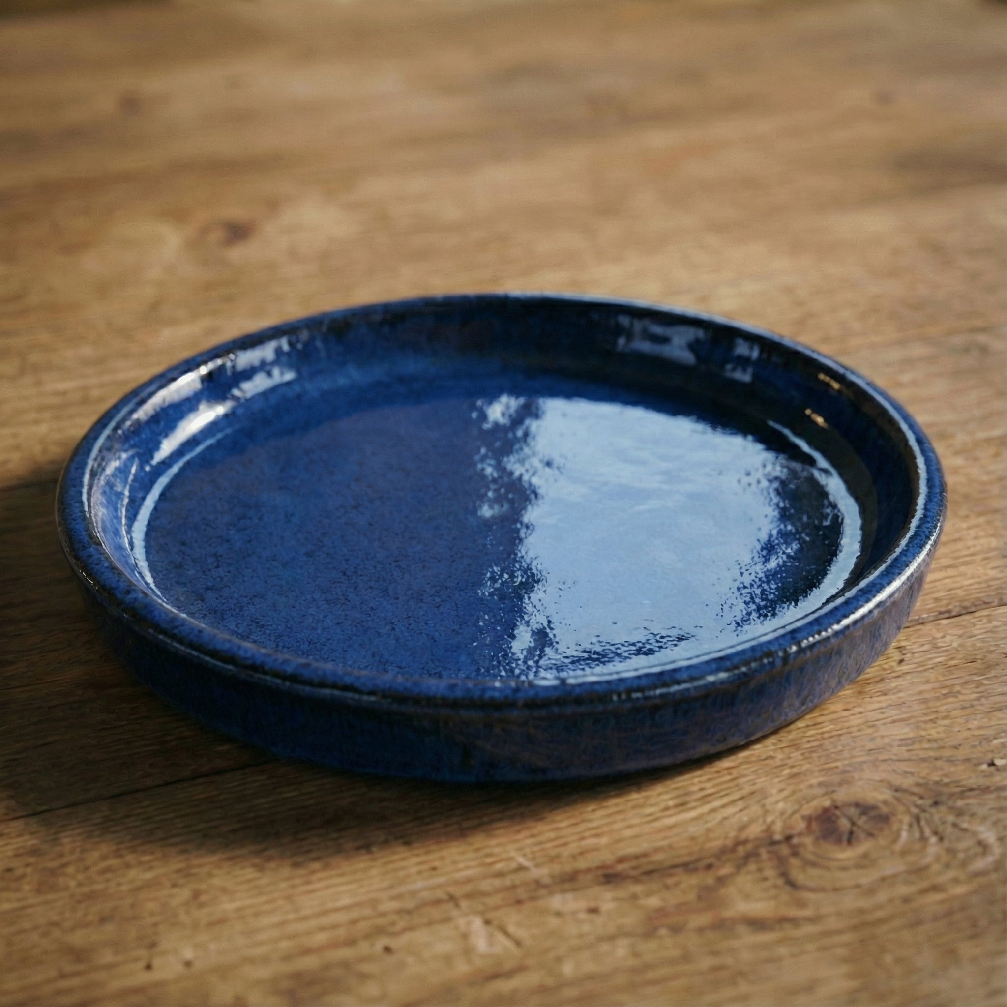 Untersetzer für Blumentopf – Antikblau