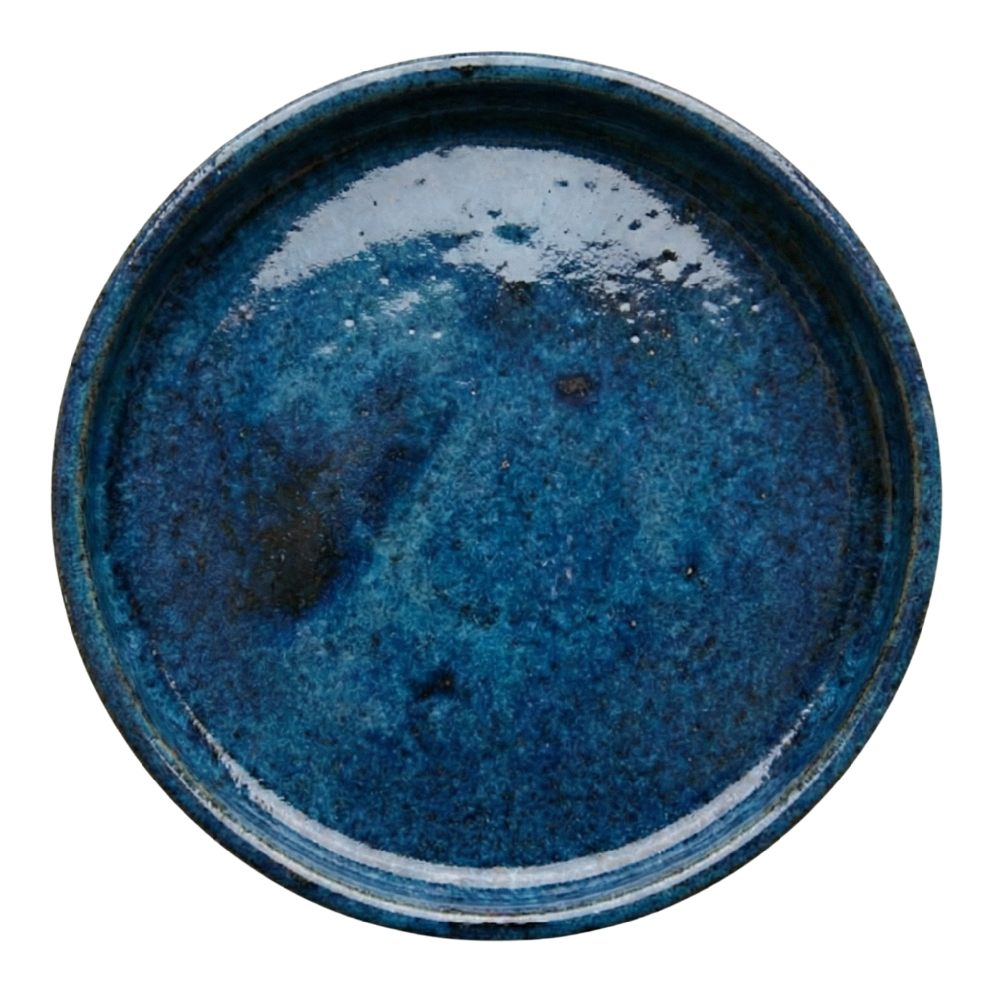 Untersetzer für Blumentopf – Azurblau