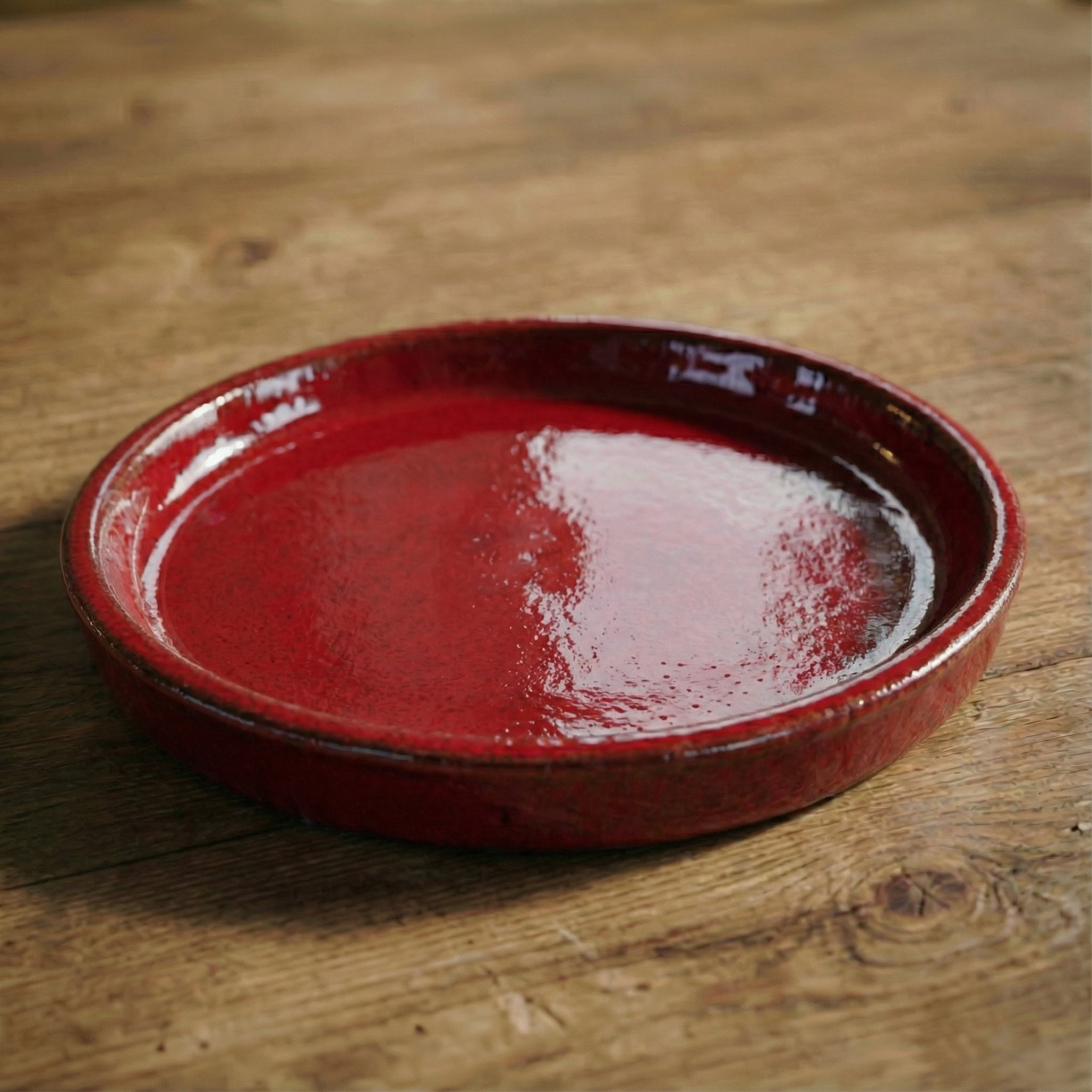 Untersetzer für Blumentopf – Imperialrot