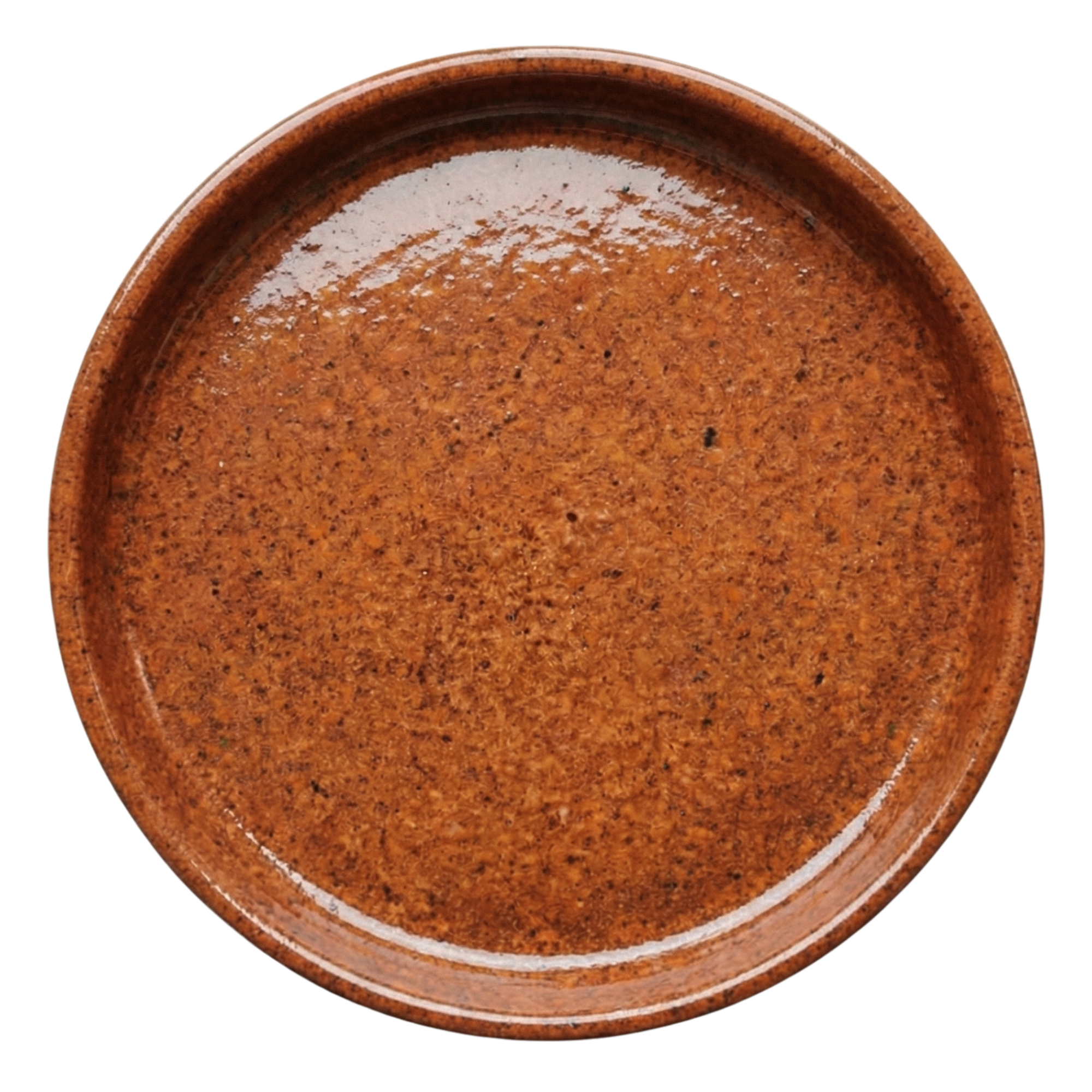 Untersetzer für Blumentopf – Herbstorange