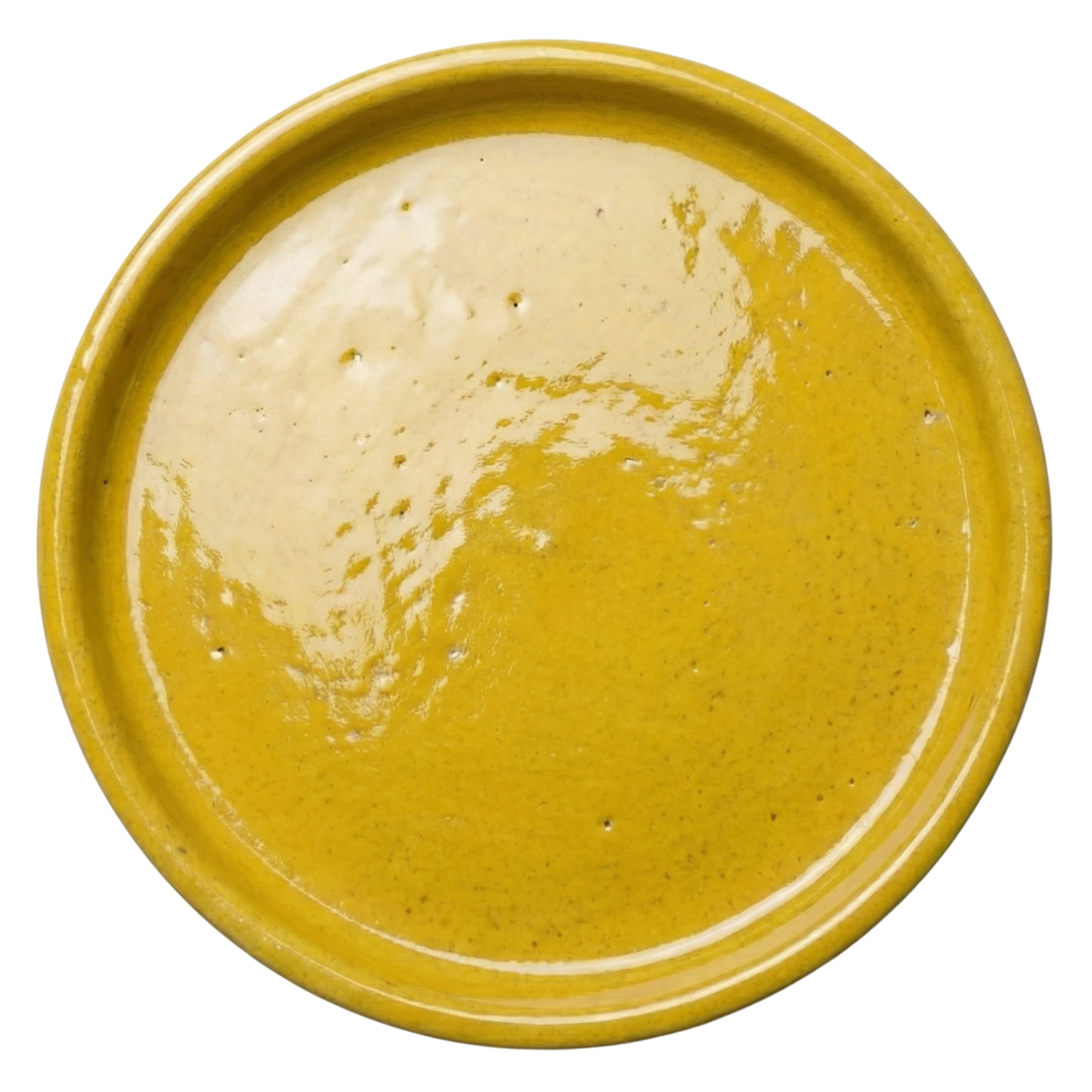 Untersetzer für Blumentopf – Gelb