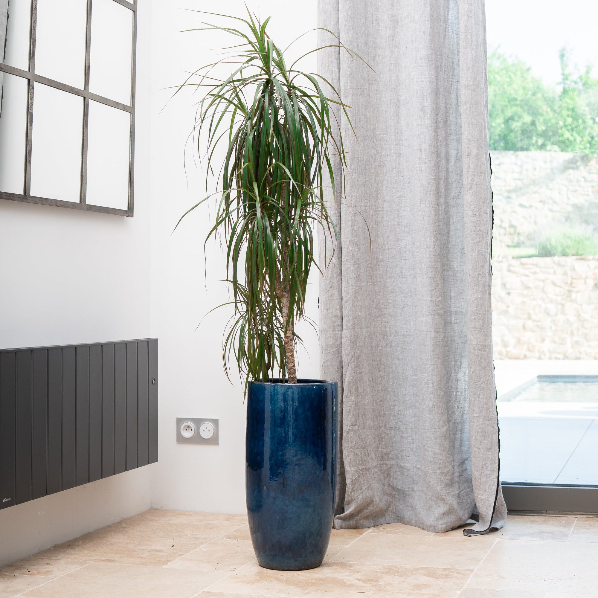 Provencelia ATHENA Meeresblau – Premium Keramiktopf, zeitloses Design