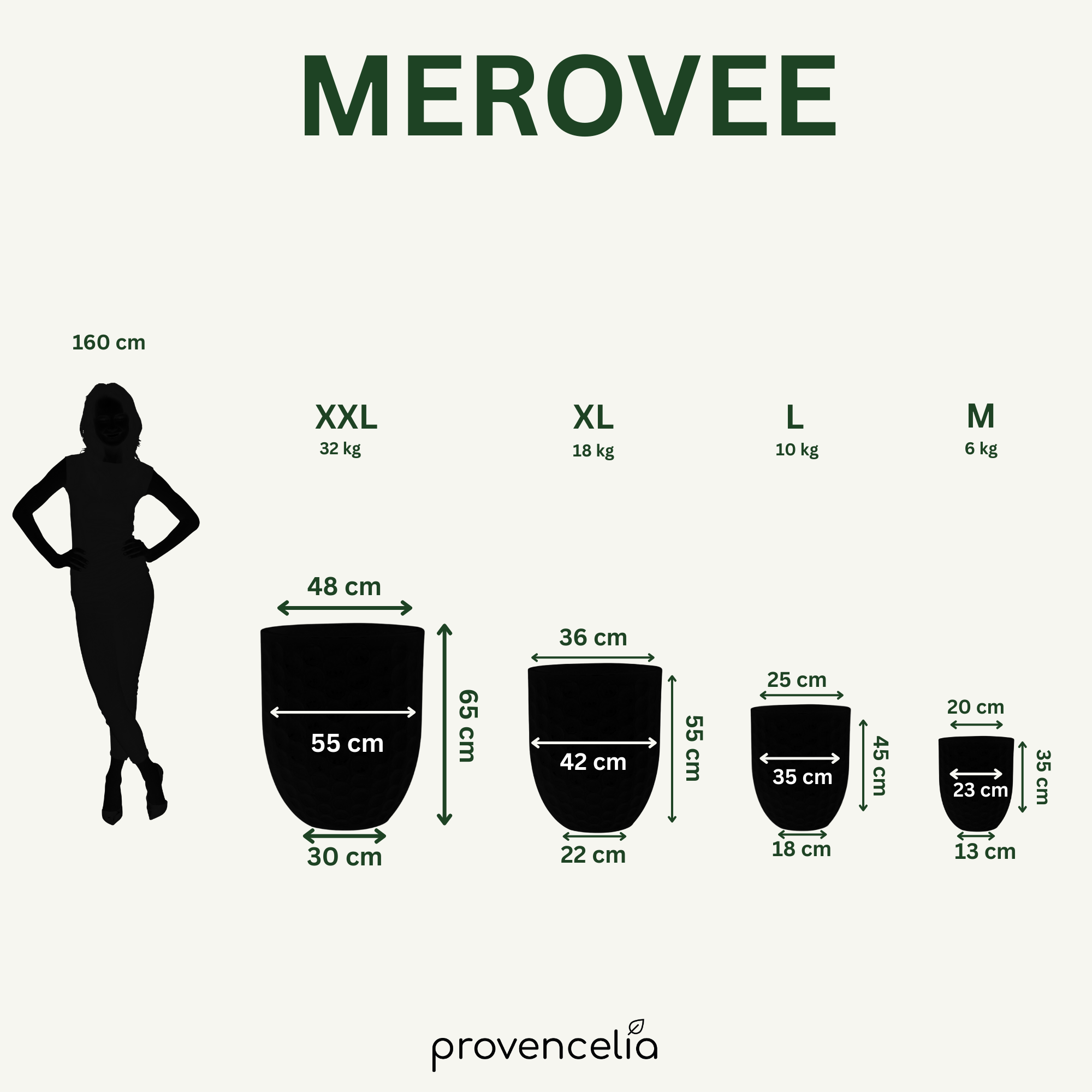 Keramischer Pflanzkübel MEROVEE – Jade