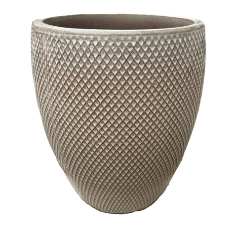 Keramik-Blumentopf SIGNAC - Sandfarben