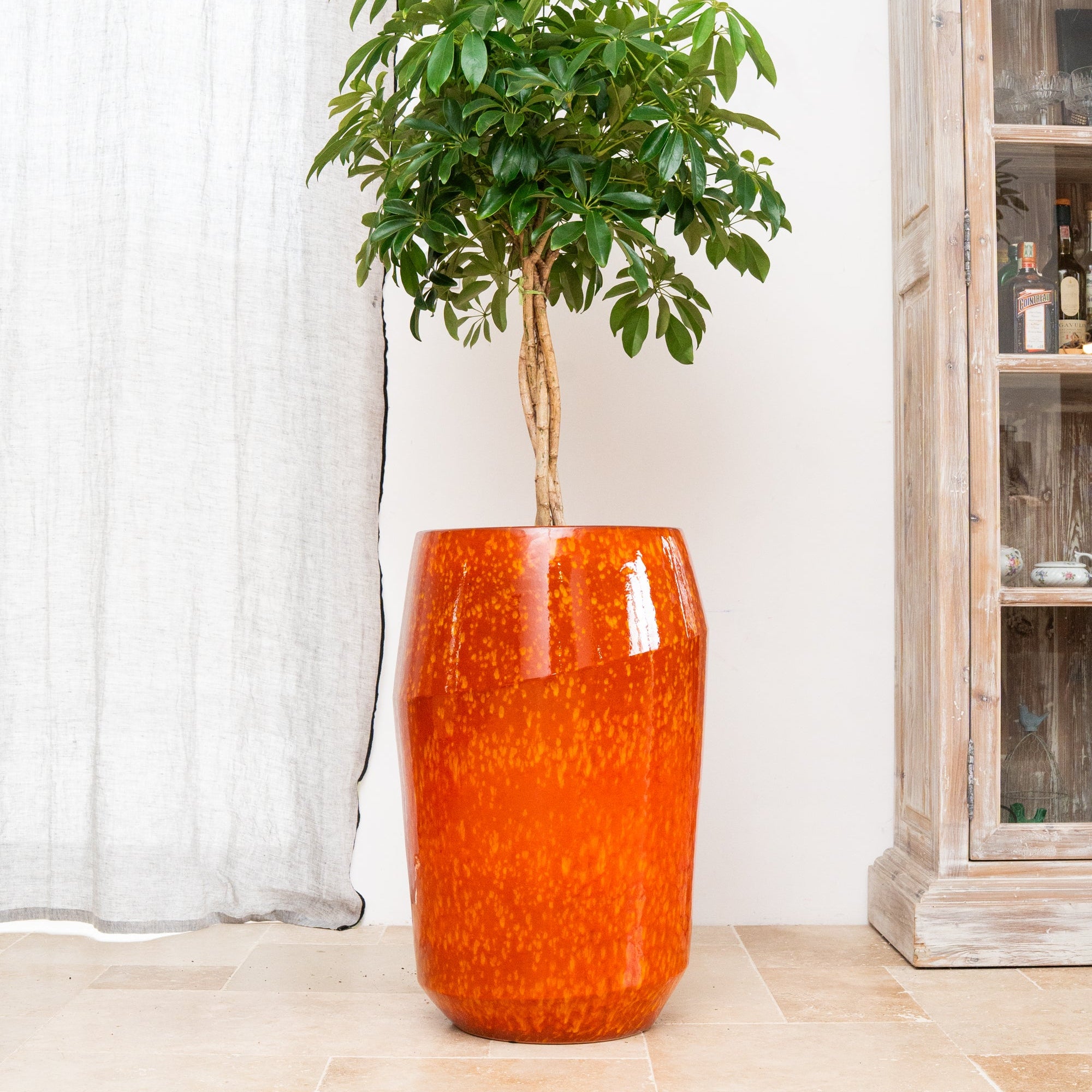 MONACO Oranžový Keramik-Topf – Provencelia, für Garten und Terrasse