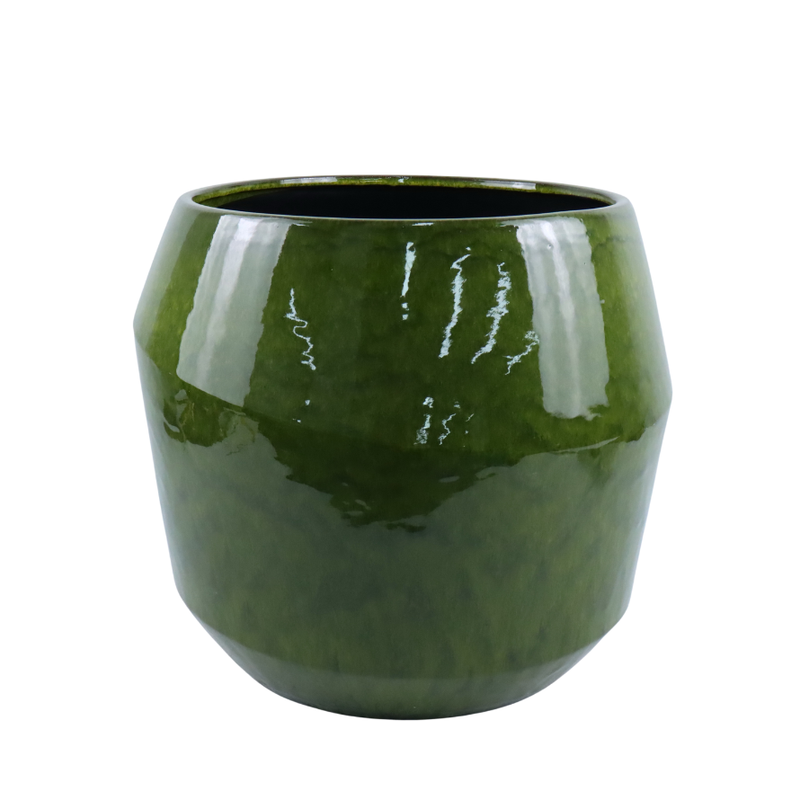 Keramik-Blumentopf MONACO - Grün