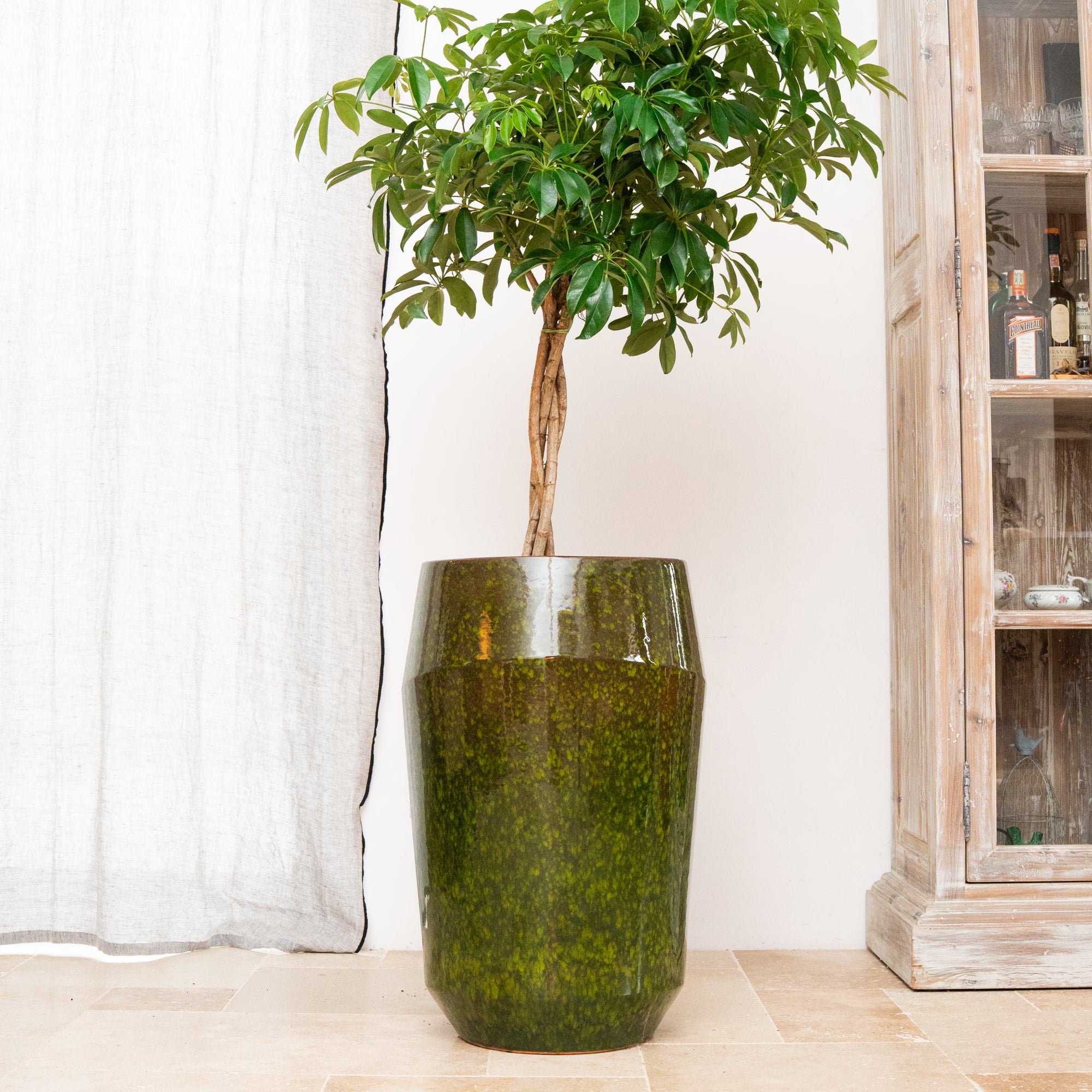 Keramik-Blumentopf MONACO - Grün