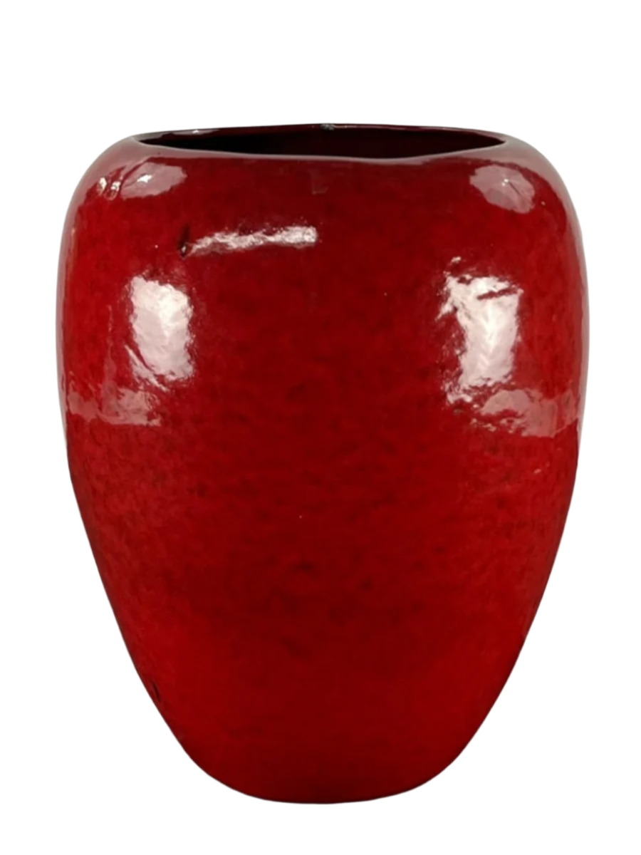 Galiee Keramik-Blumentopf – tropisches Rot