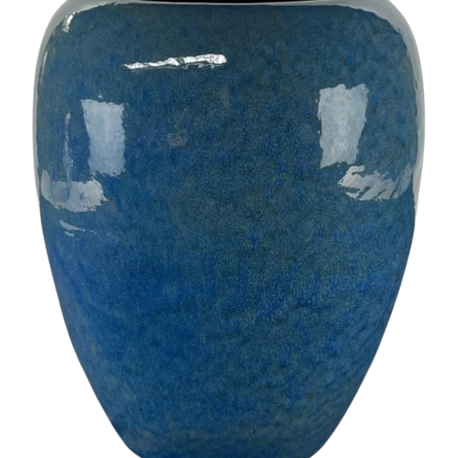 Keramik-Blumentopf GALILEE - Meeresblau