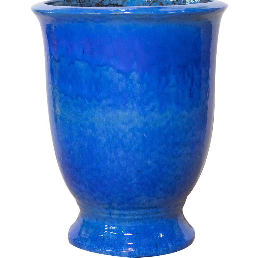 Keramik-Blumentopf ARTHUR - Meeresblau