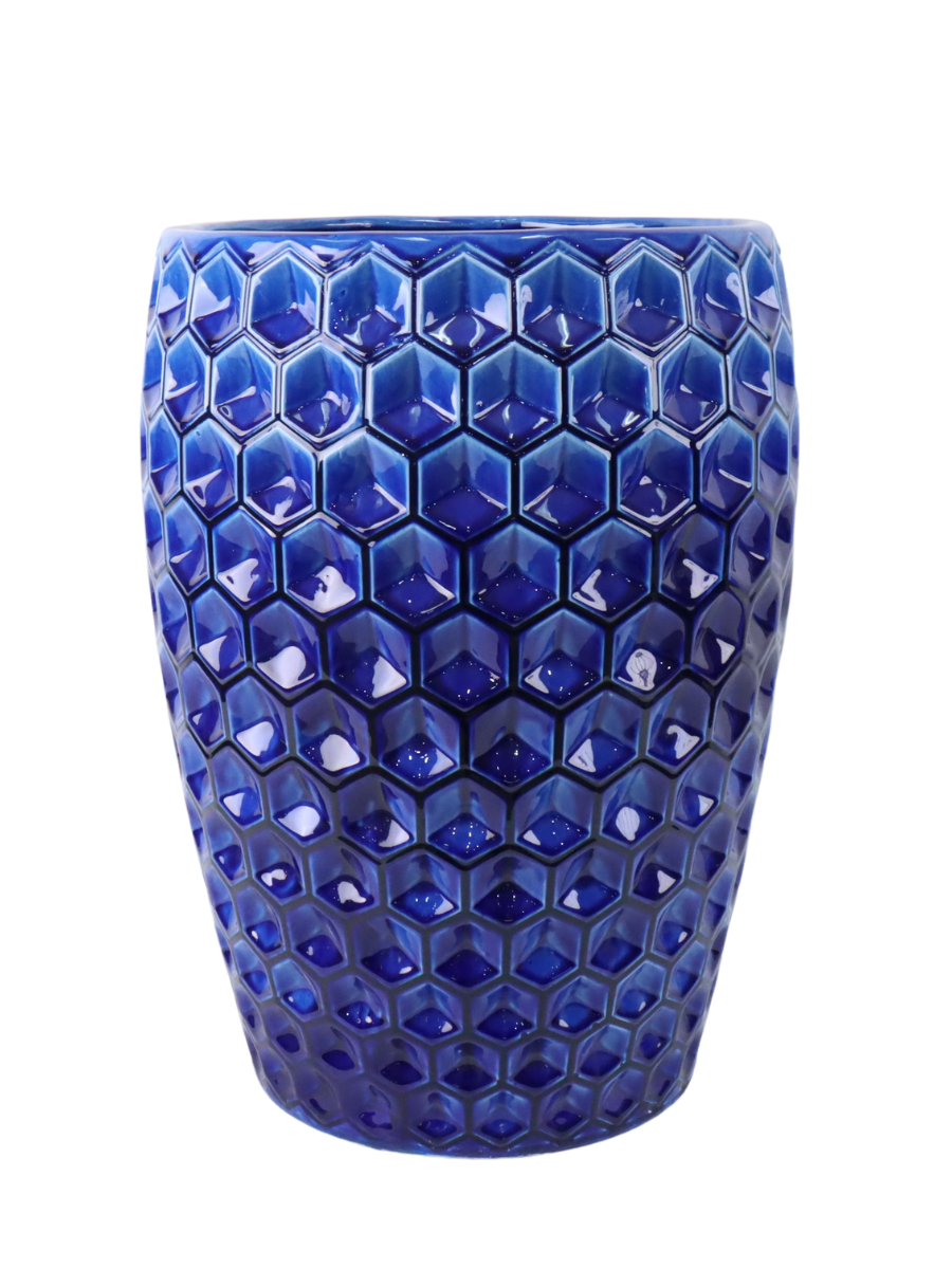 Keramischer Blumentopf Versaille – Blau