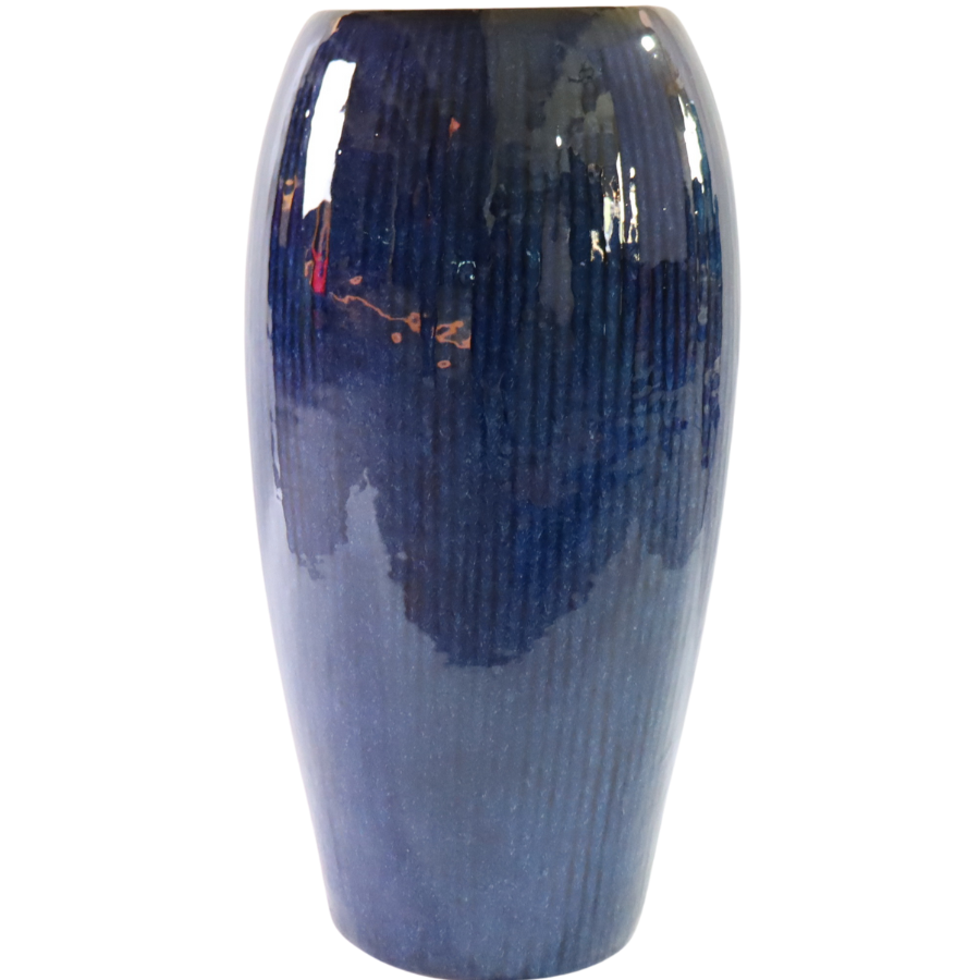 XXL Keramik-Blumentopf MILANO - Dunkelblau