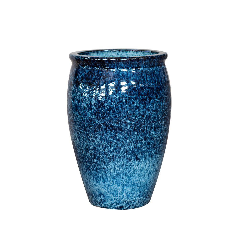 Keramik-Blumentopf BACCHUS - Eisblau