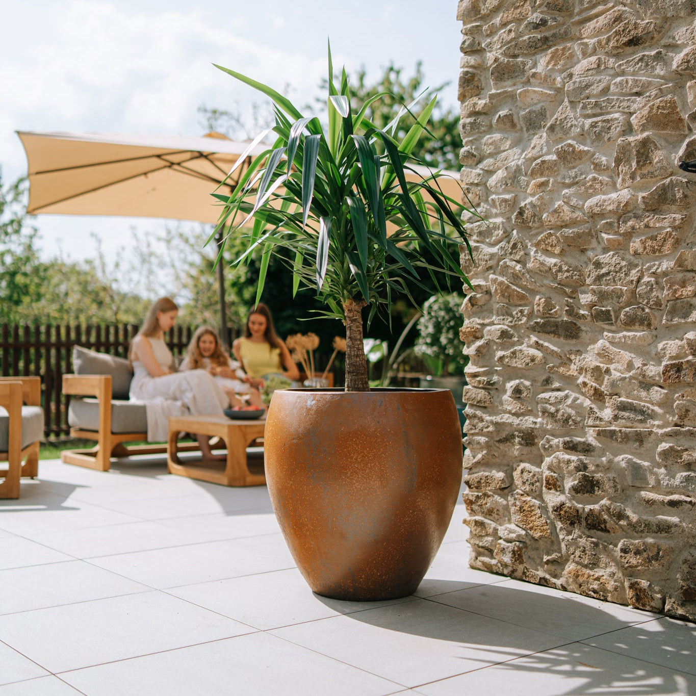 Keramický květináč LAFONTAINE - Antická rez