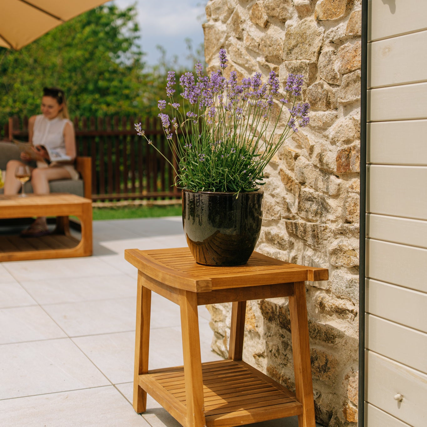 Květináč LANCELOT Černá – ručně vyráběná keramika, XXL až 68 cm