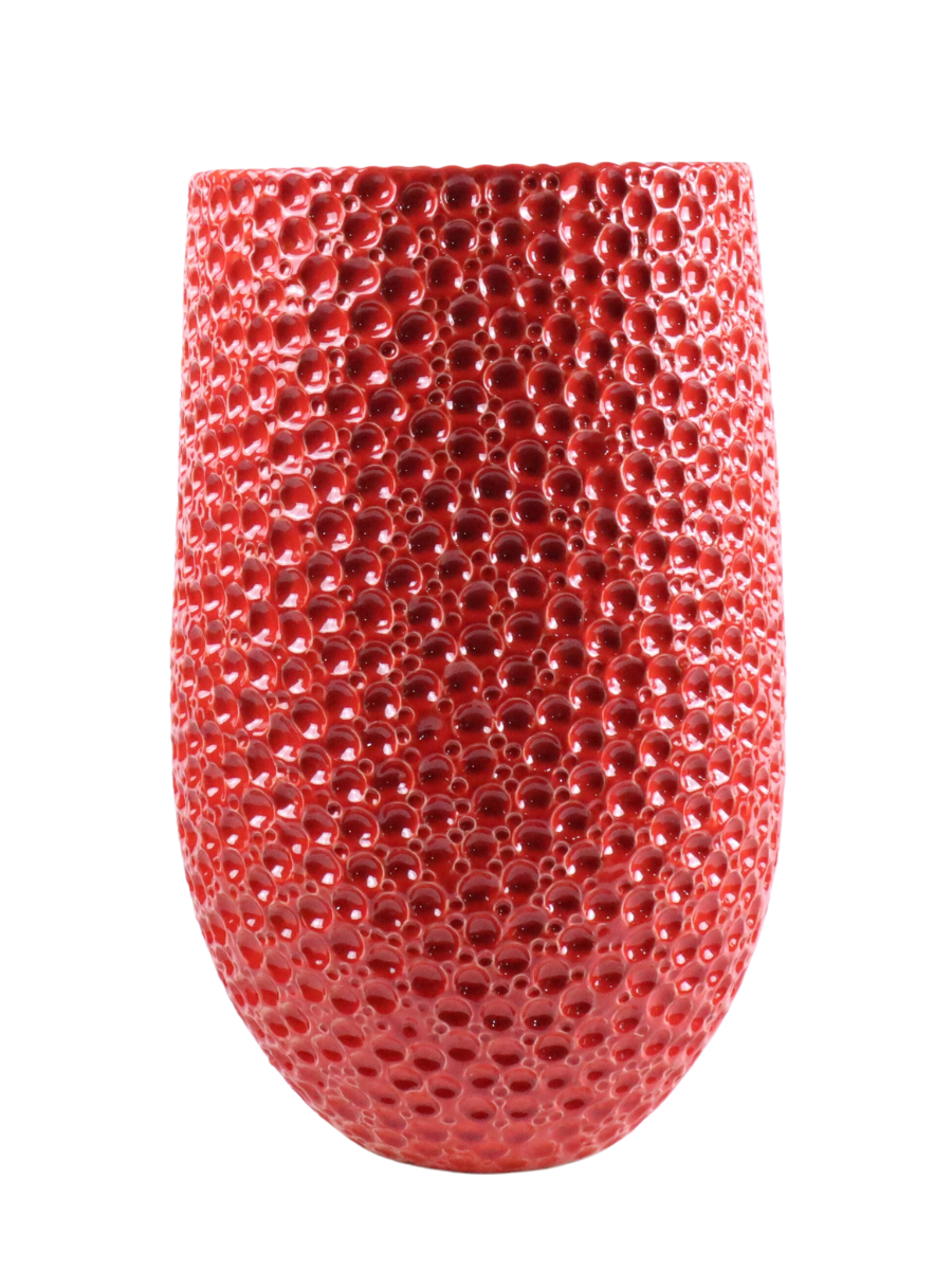 Keramik-Blumentopf Paris – Rot