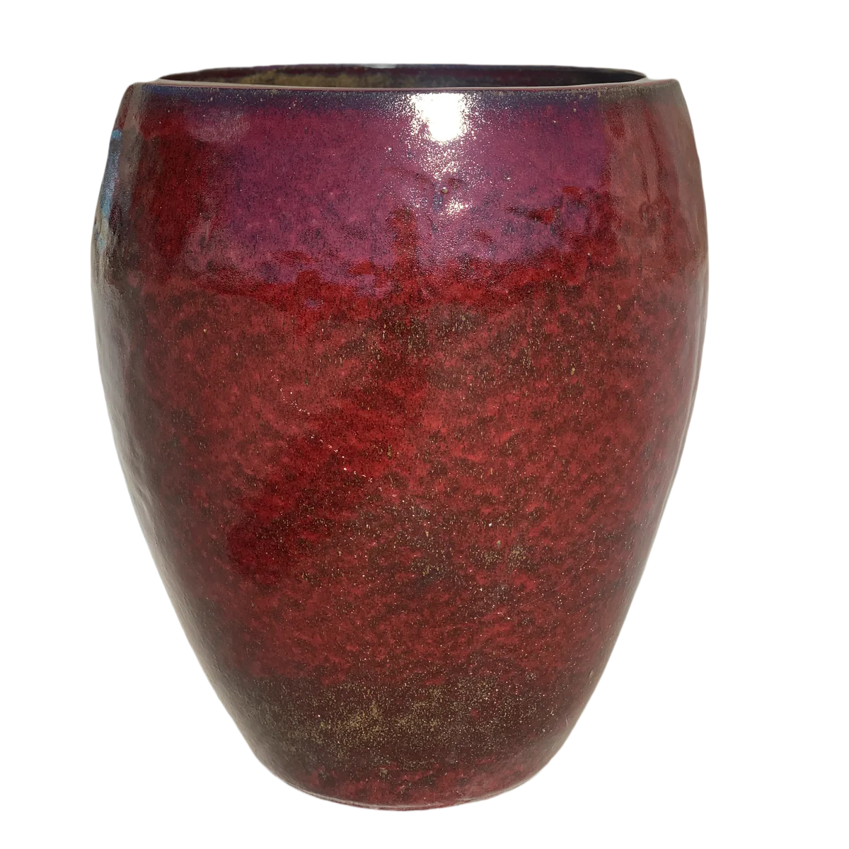 Keramik-Blumentopf Poseidon – Ziegelrot