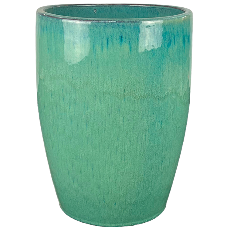 XXL Keramik-Blumentopf PLATON - Türkis