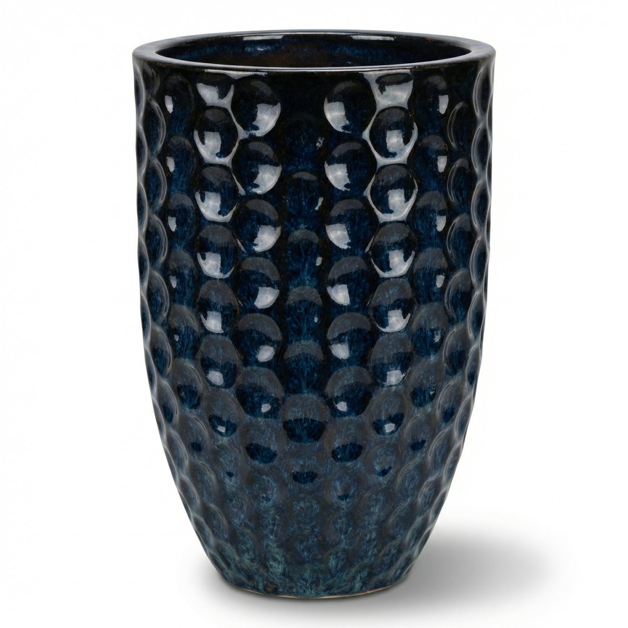 Keramik-Pflanzkübel MEROVEE – Eisblau