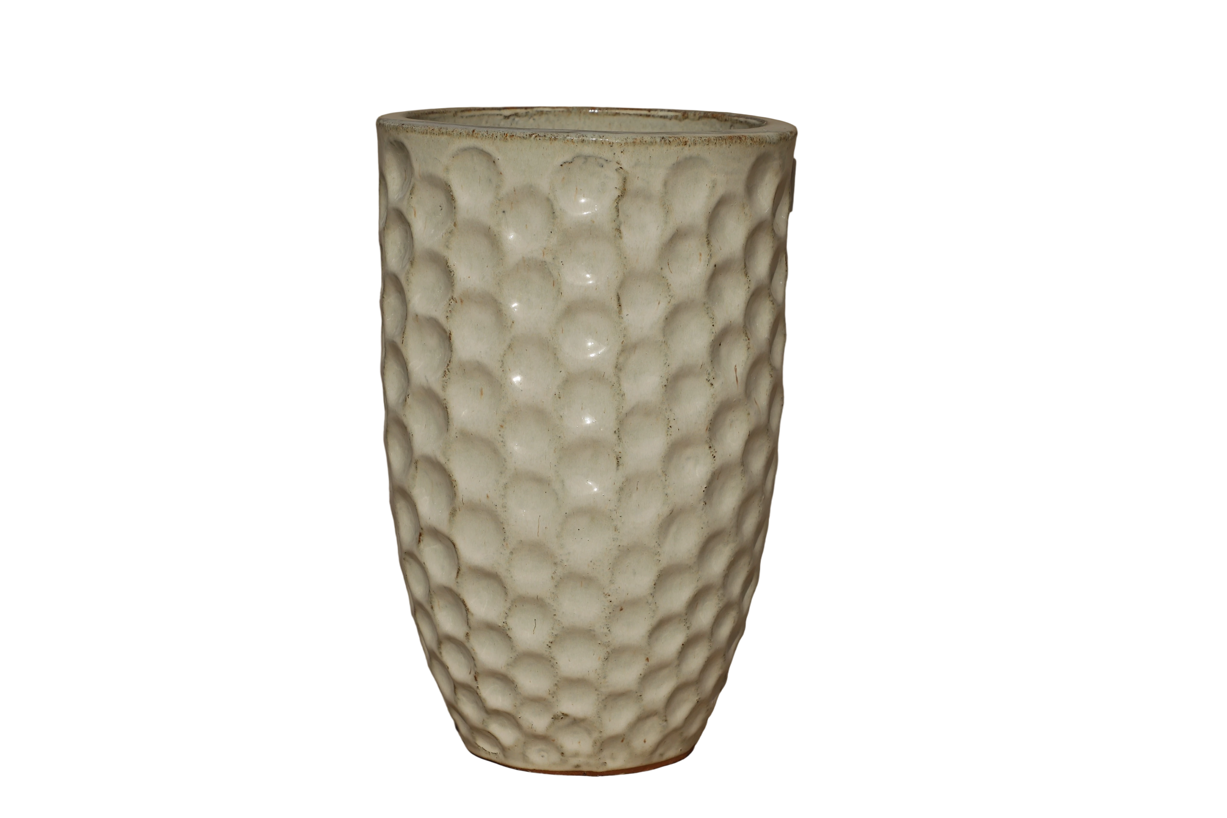 Keramický květináč MEROVEE - Krémová