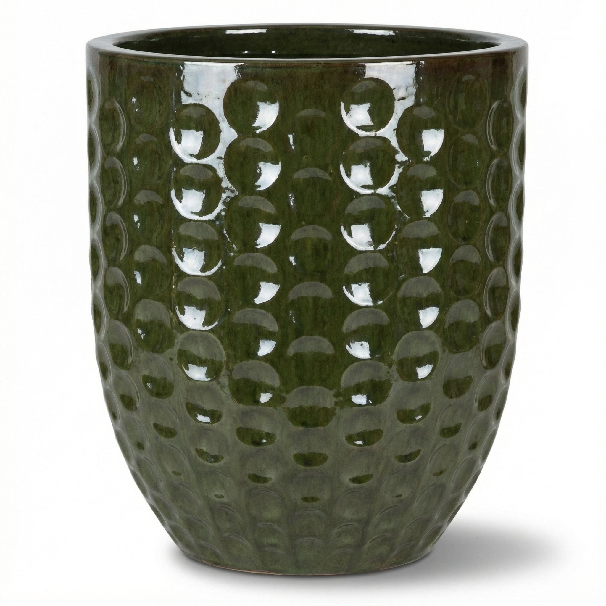 Keramik-Pflanzkübel MEROVEE – Tropengrün