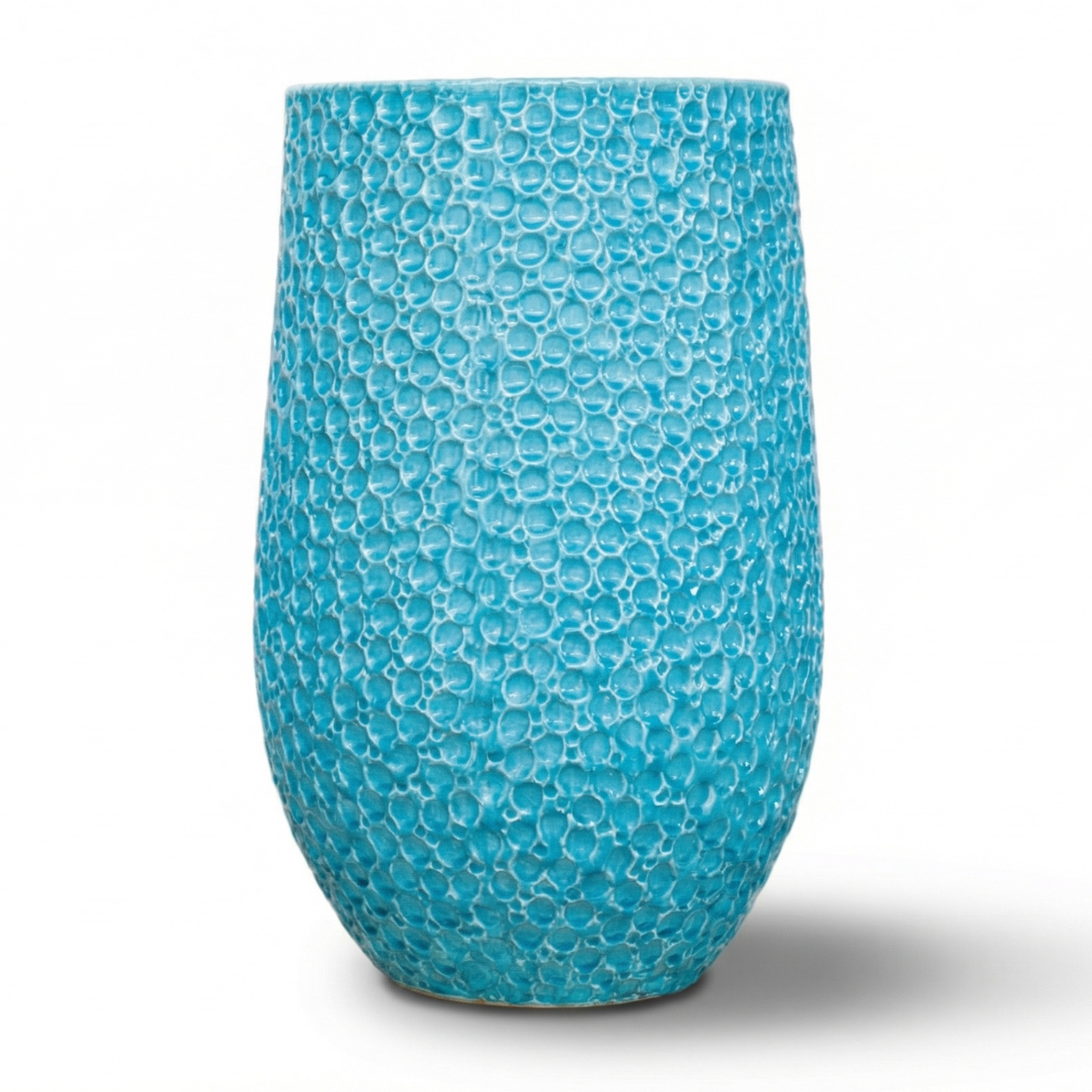 Keramický květináč PARIS světle modrá – Provencelia, ručně vyráběný, mrazuvzdorný