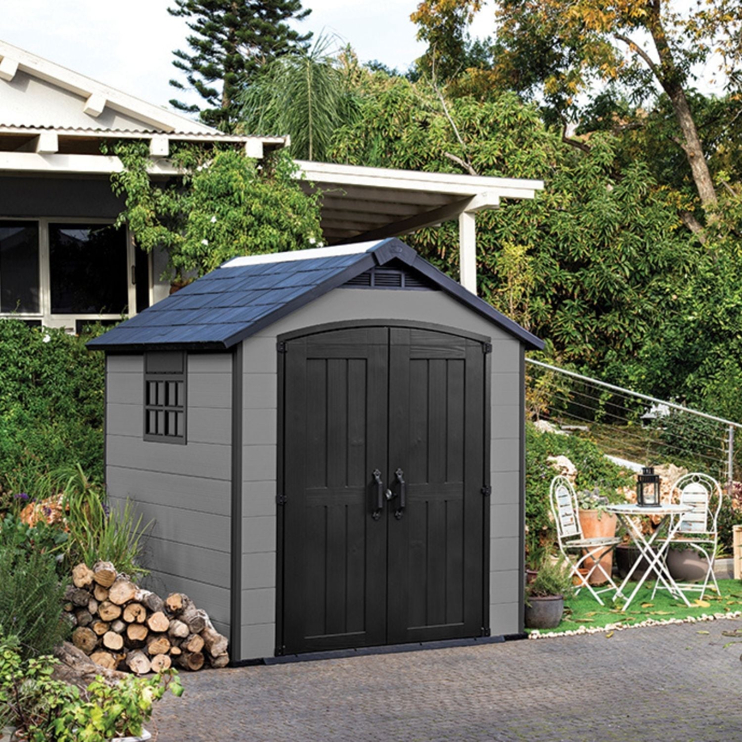 Keter Premier 757 — Gartenhaus, Grau