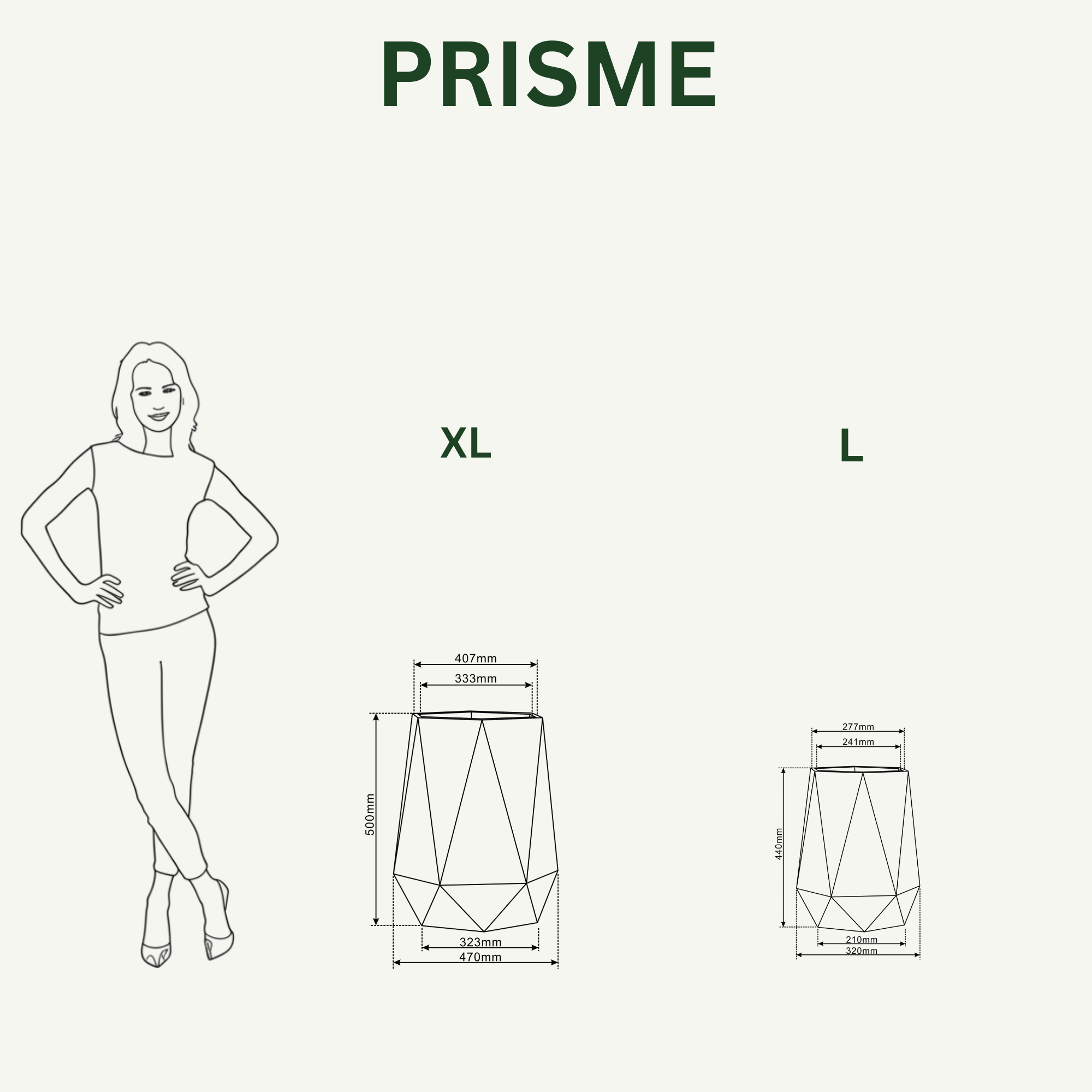 Provencelia Pflanzkübel PRISME Černá matná – glasierte Keramik, Anduze-Stil