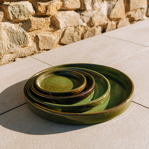 Untersetzer für Blumentopf – Tropengrün