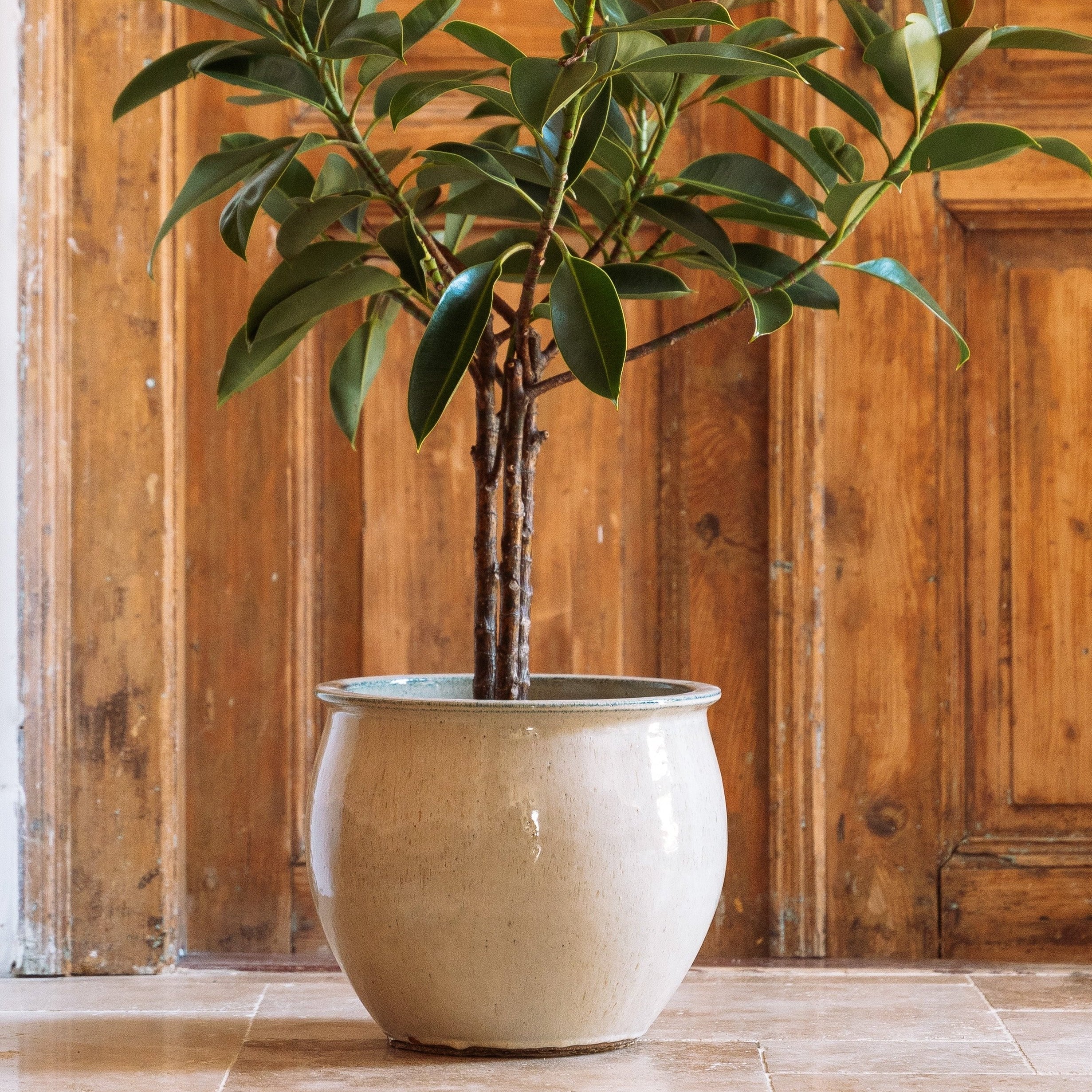 Keramický květináč Newton - Bílá - Provencelia.cz