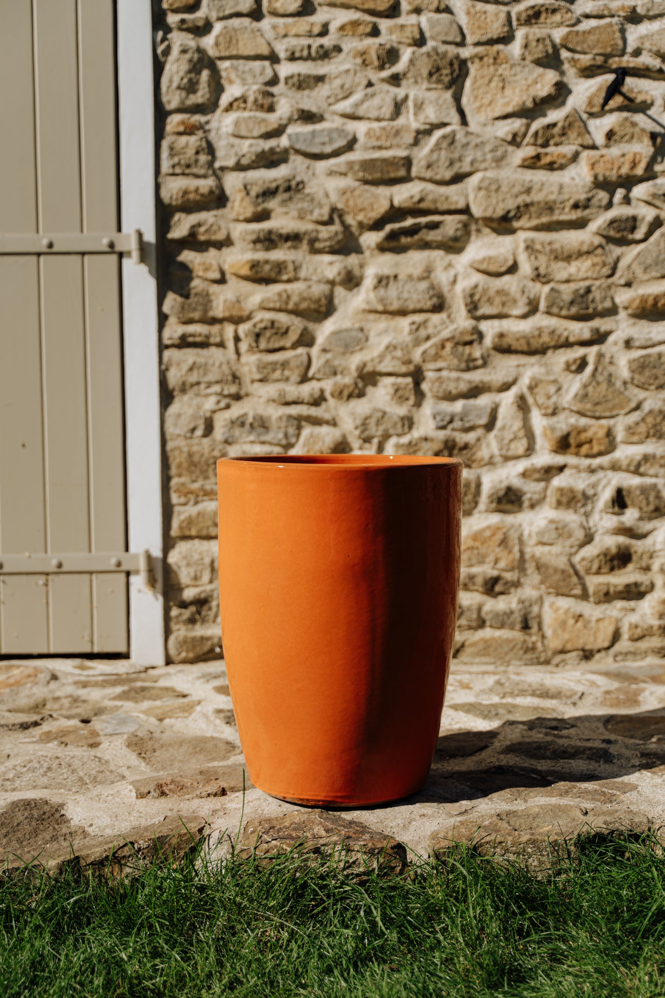 Große Pflanzkübel Platon – Orange