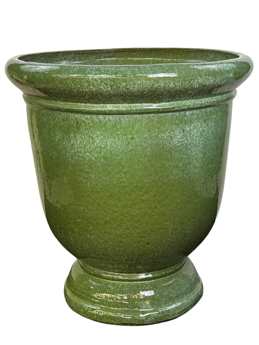 XXL Keramik-Pflanzkübel TITAN - Nebelgrün