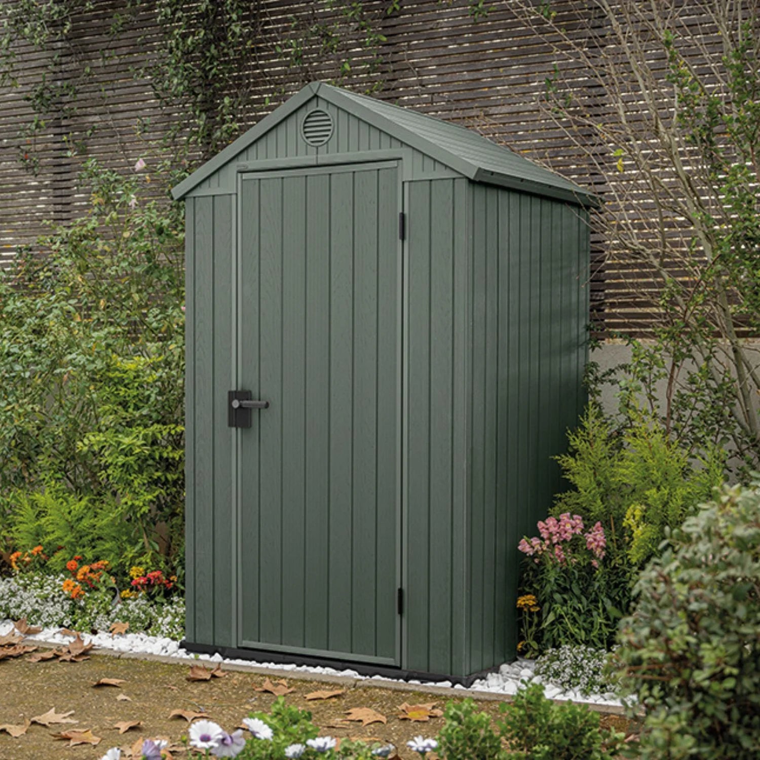 Keter Darwin 4x4 Gartenhaus (Grün) - Die perfekte Lösung für Ihren Außenbereich (Kopie)