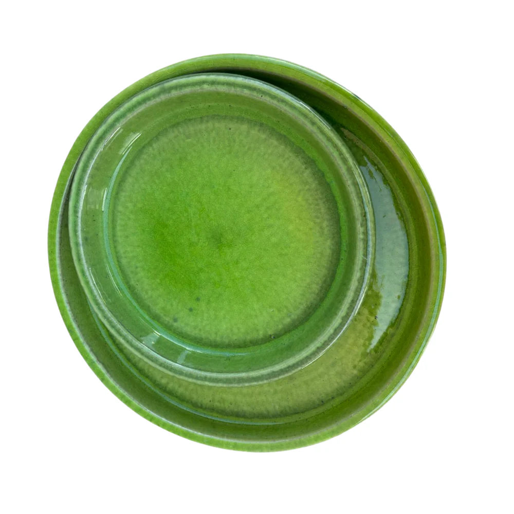 Untersetzer für Blumentopf – Apfelgrün