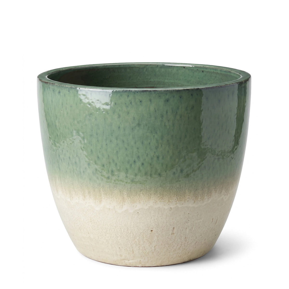 Keramik-Pflanzkübel LANCELOT - Sommernebel - XL (58 cm x 51 cm)