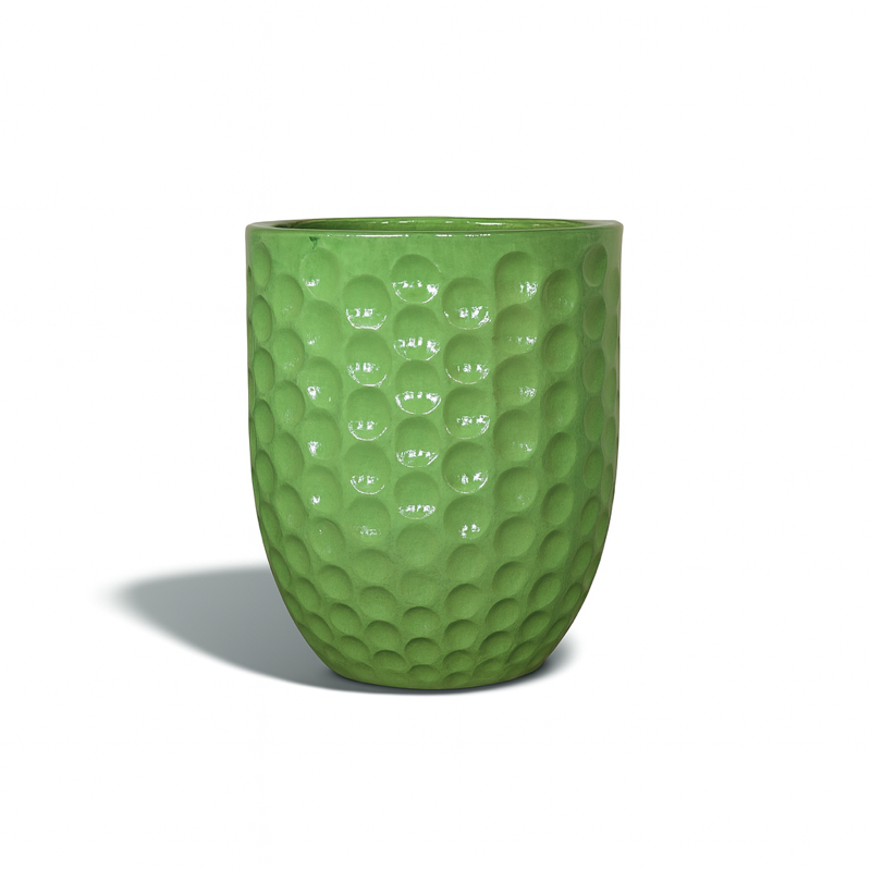 Keramik-Blumentopf MEROVEE – Olivgrün