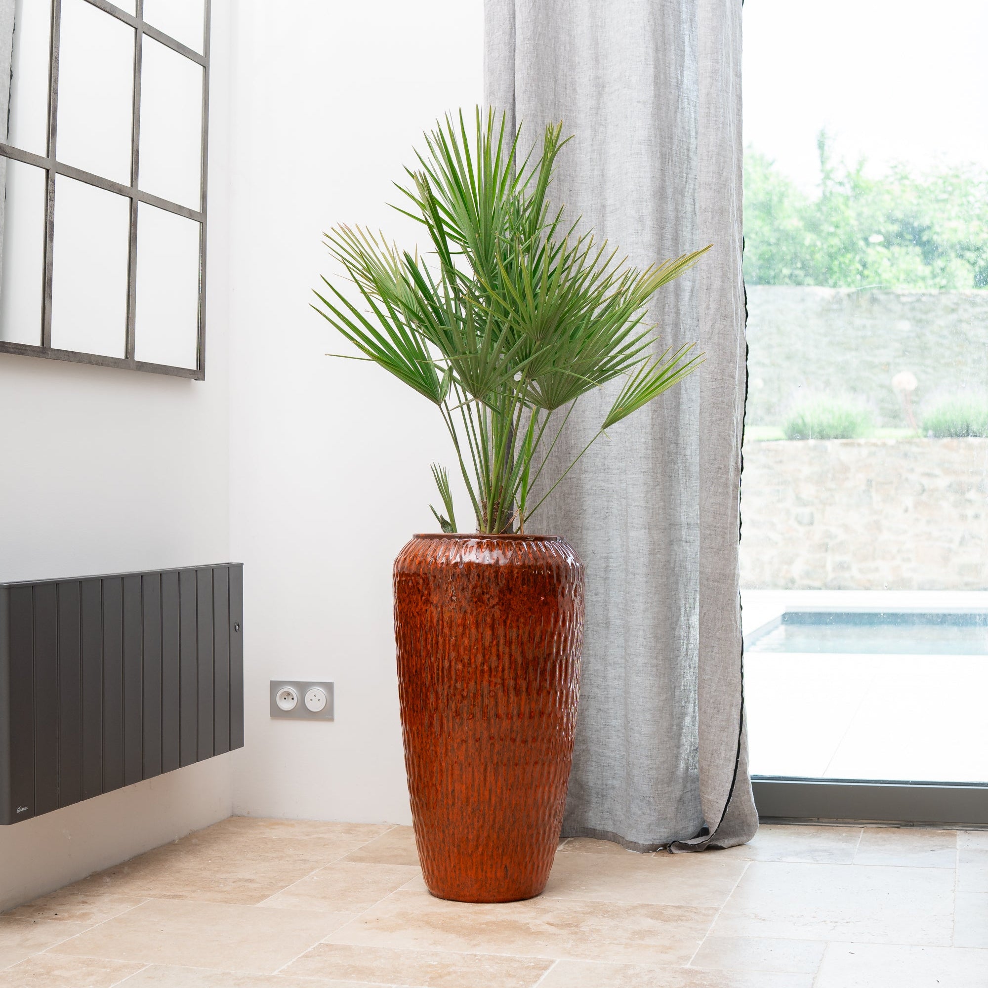 Provencelia POMPADOUR Tropická oranžová – Premium Keramiktopf, zeitloses Design