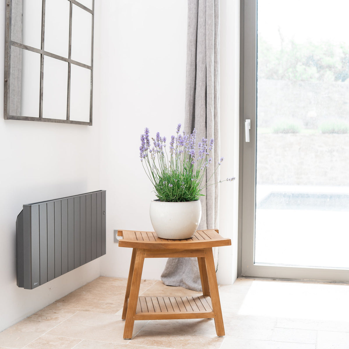 ROMULUS Crème Keramik-Topf – Provencelia, für Garten und Terrasse
