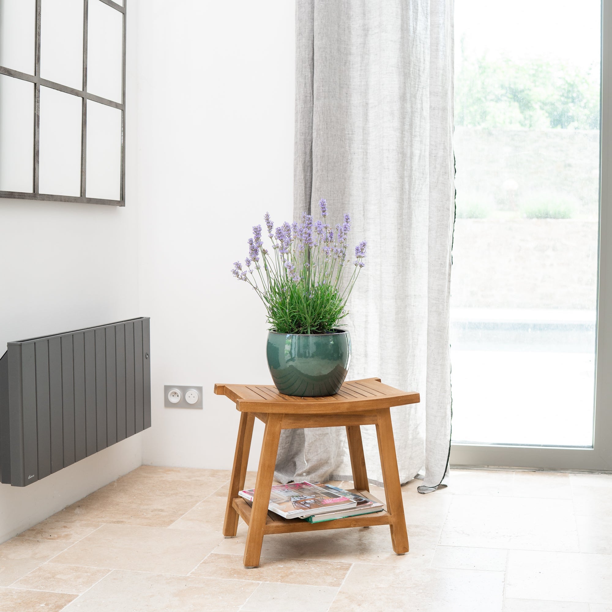 Keramik-Blumentopf ROMULUS - Jadegrün